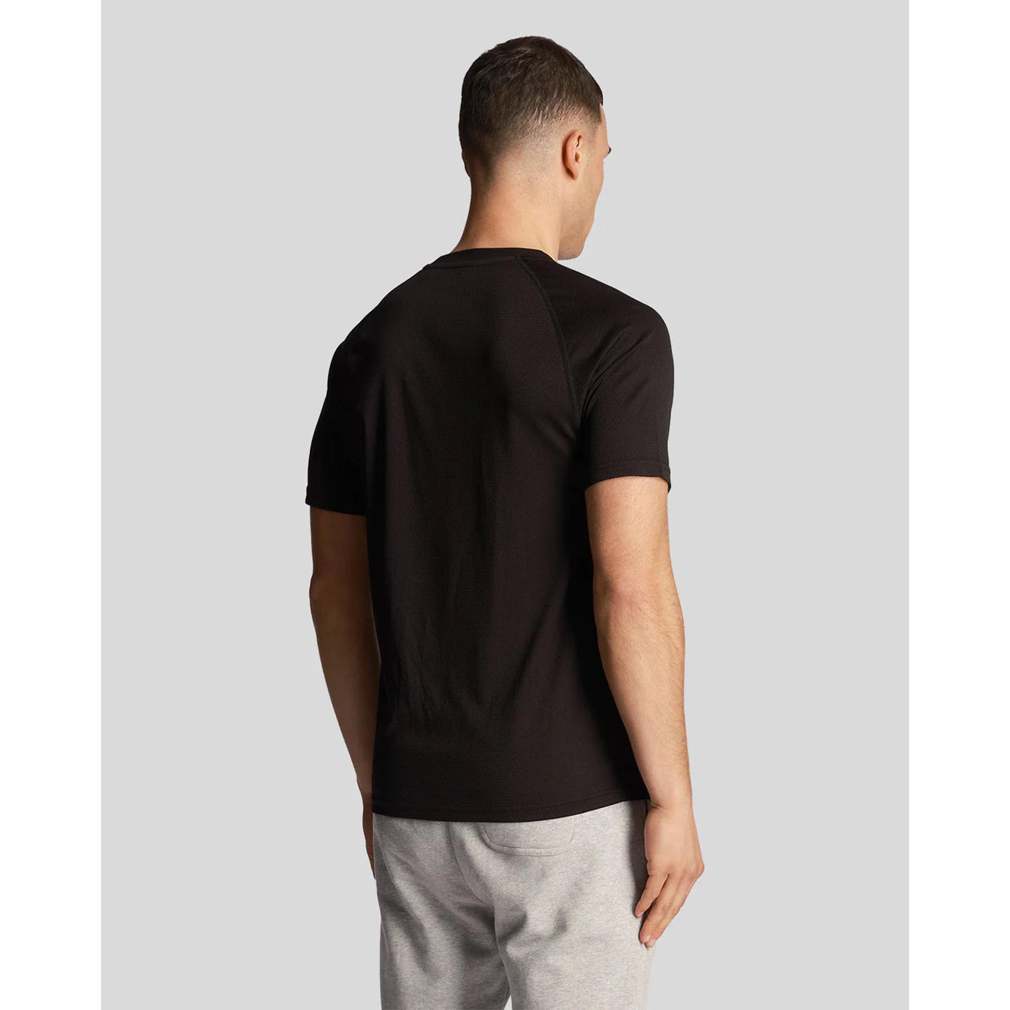 Product image 4 of 5 of Lyle & Scott Men's Sports Core Raglan T-Shirt - Jet Black