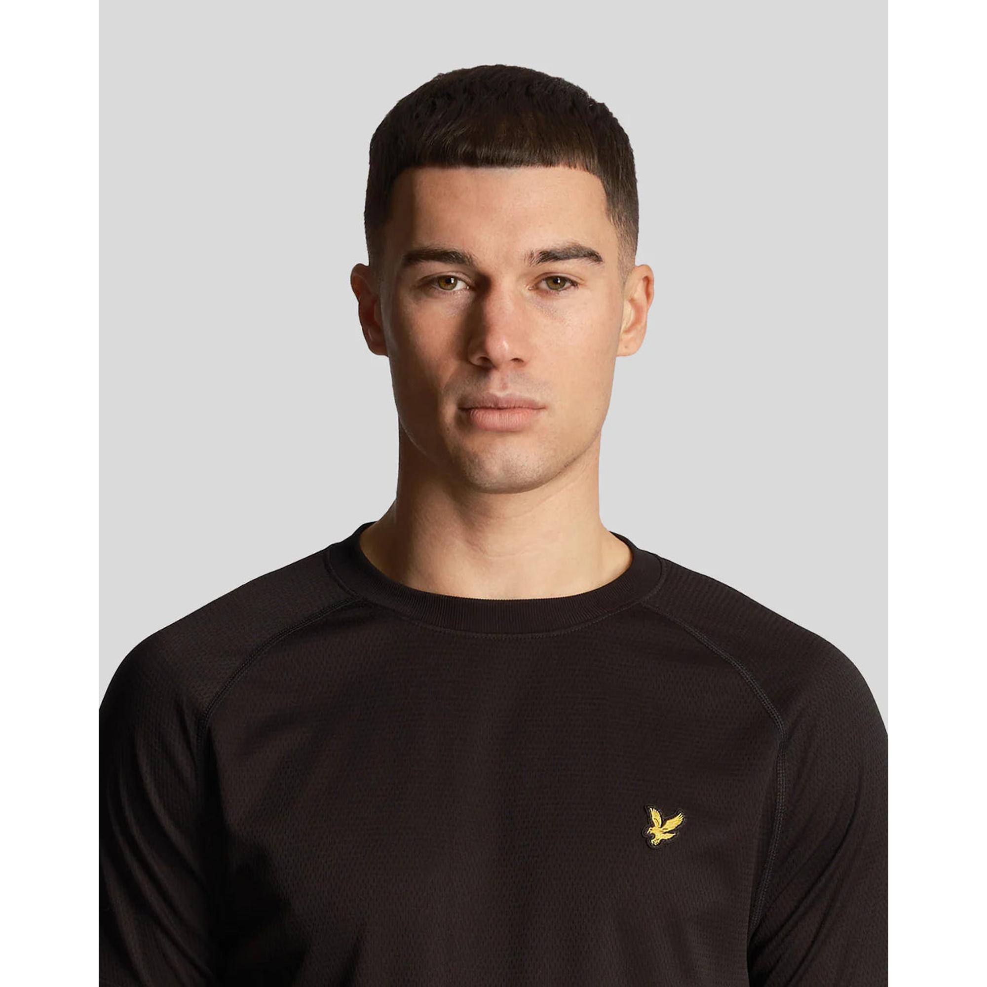 Product image 3 of 5 of Lyle & Scott Men's Sports Core Raglan T-Shirt - Jet Black