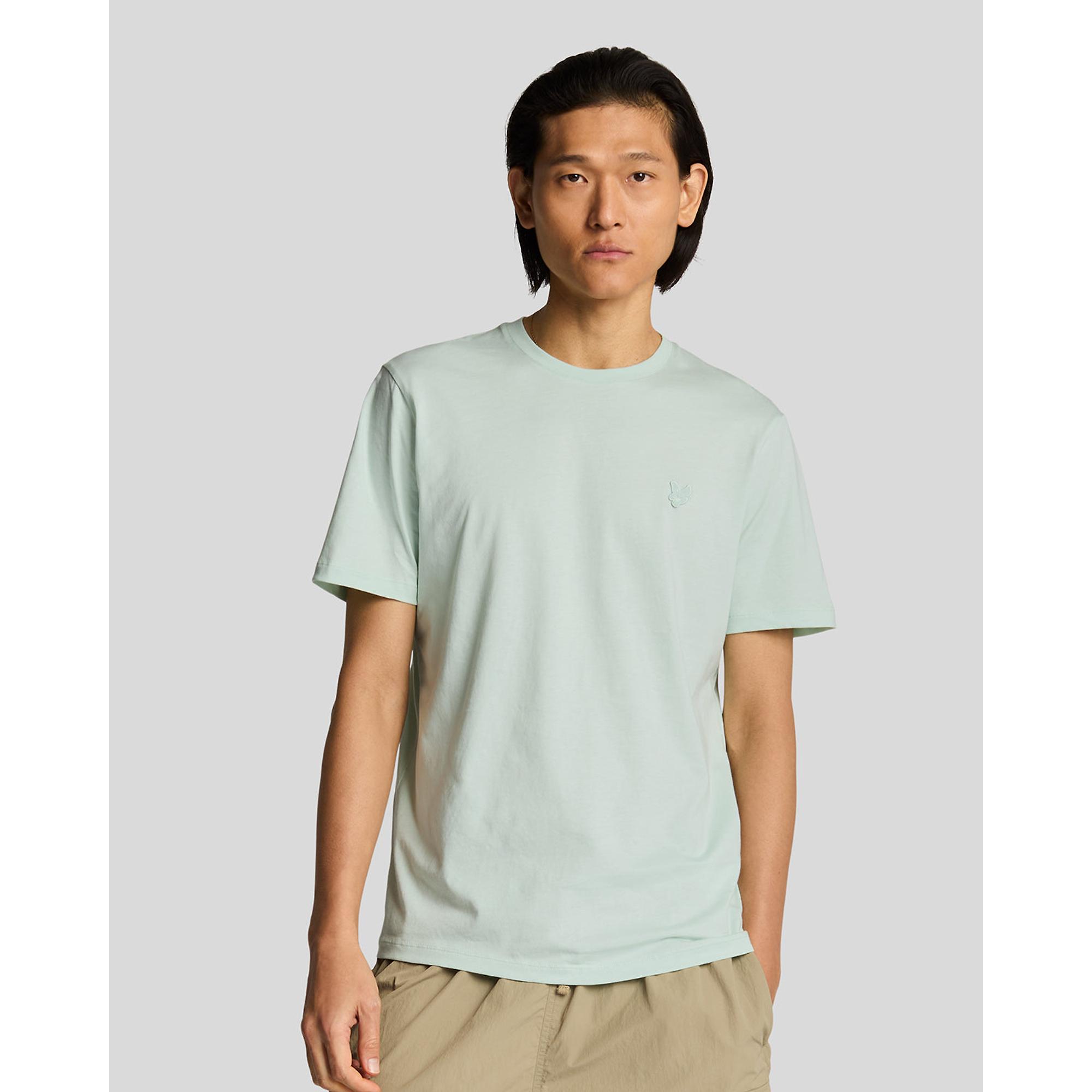 Product image 2 of 5 of Lyle & Scott Men's Superfine T-Shirt - Pale Aqua