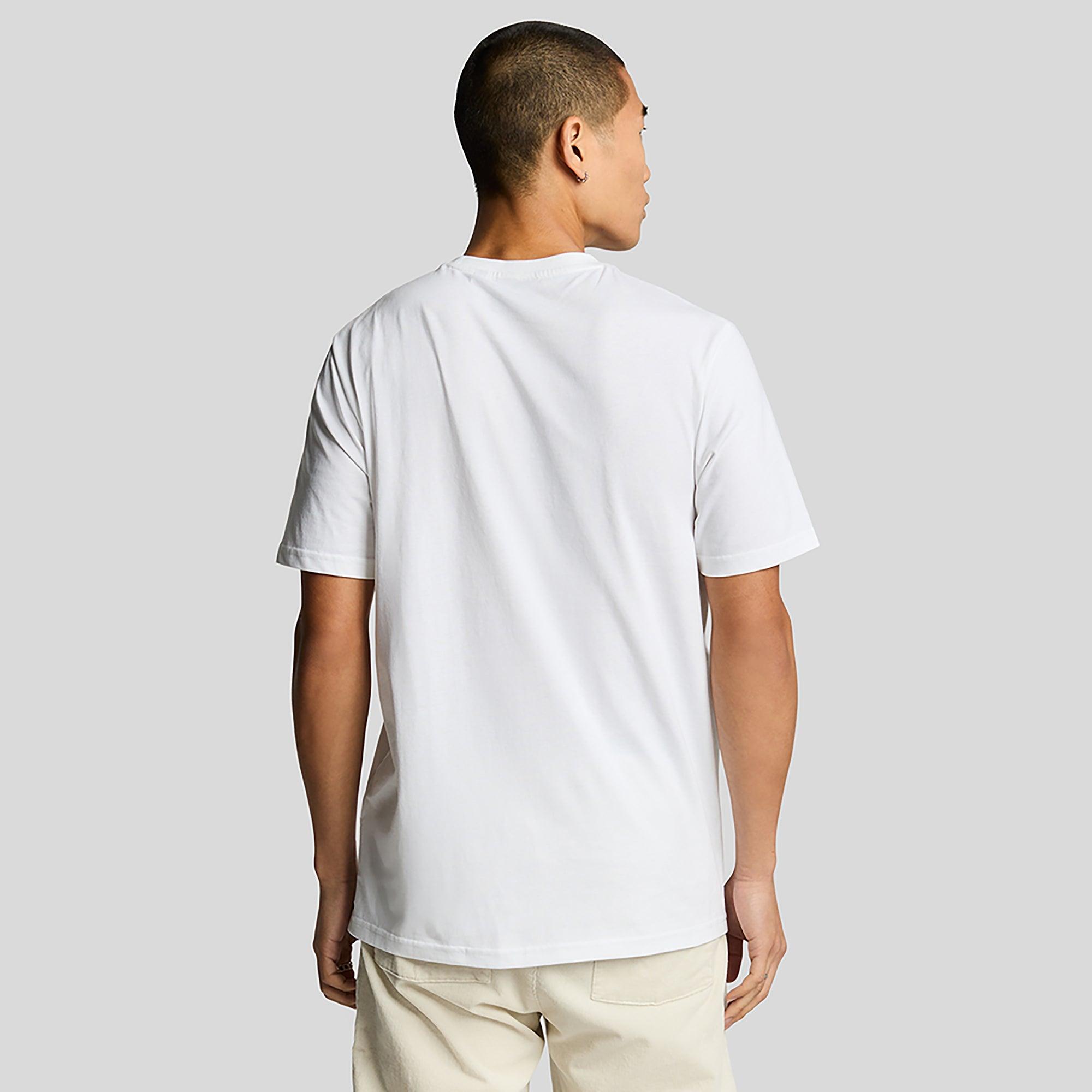 Product image 4 of 5 of Lyle & Scott Men's Clamp Labelled Plain T-Shirt - White
