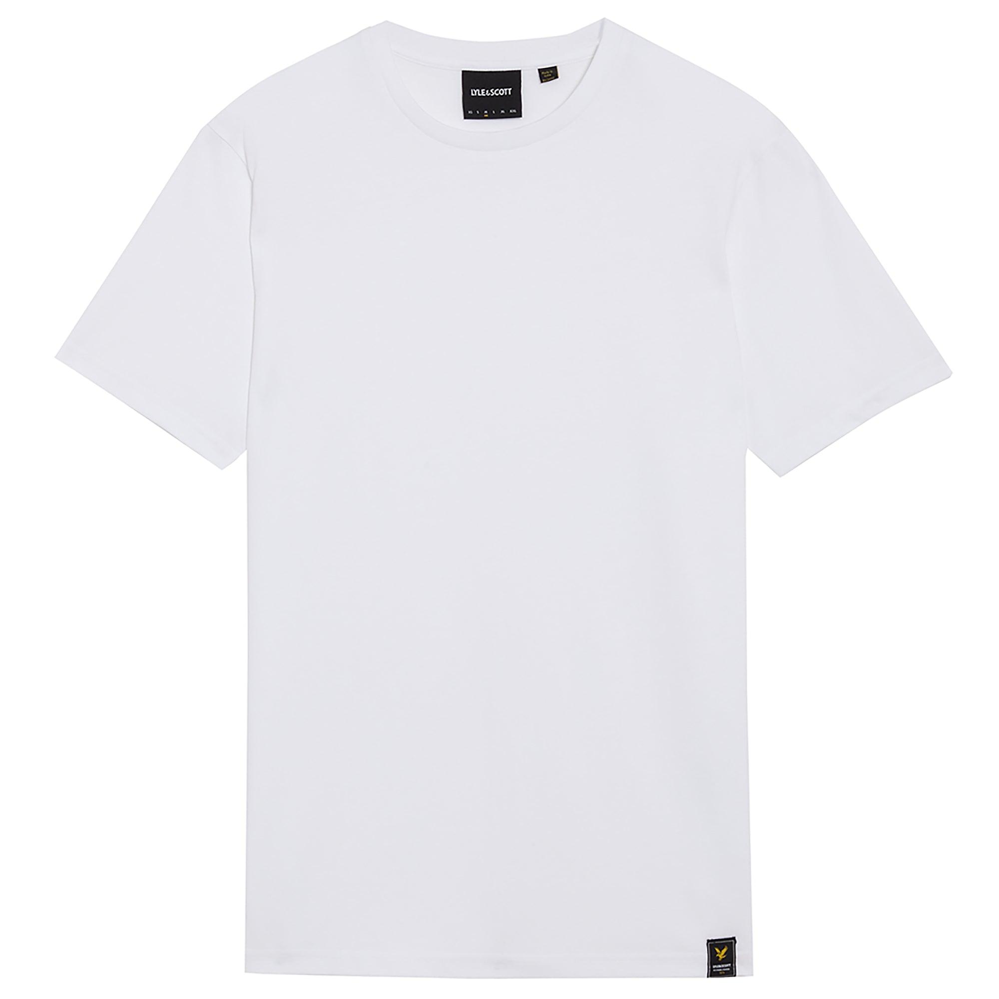 Product image 1 of 5 of Lyle & Scott Men's Clamp Labelled Plain T-Shirt - White