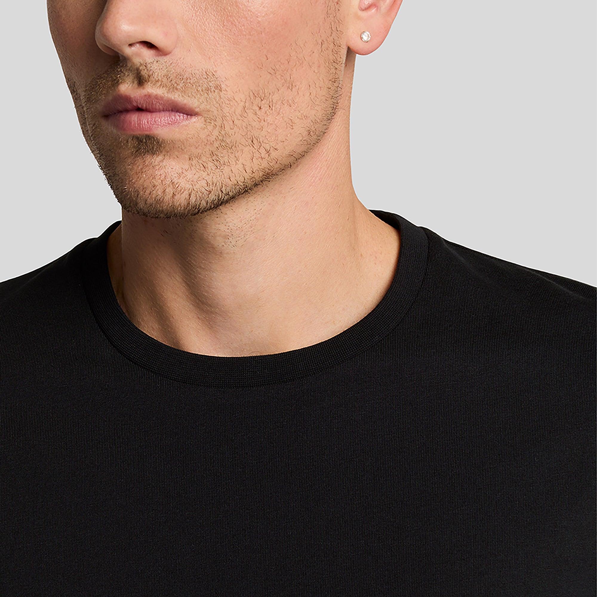 Product image 5 of 5 of Lyle & Scott Men's Clamp Labelled Plain T-Shirt - Jet Black