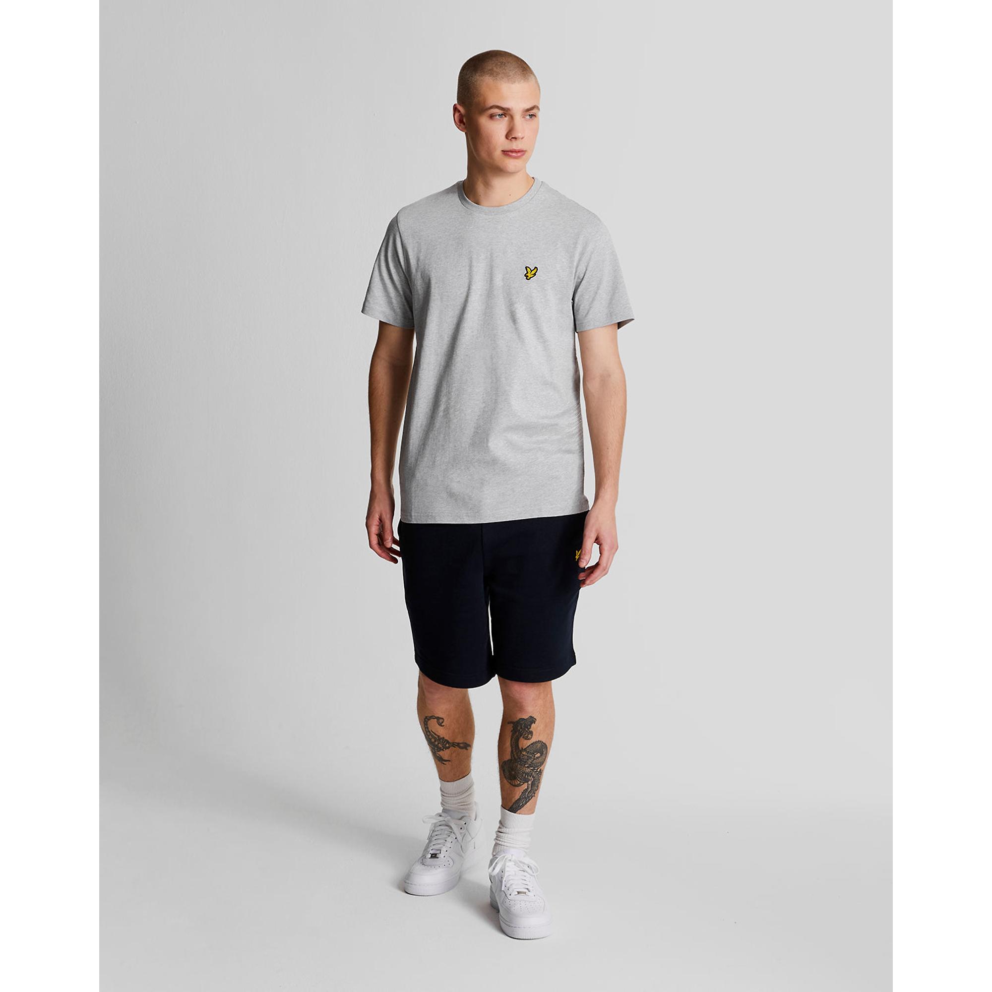 Product image 3 of 5 of Lyle & Scott Men's Plain T-Shirt - Light Grey Marl