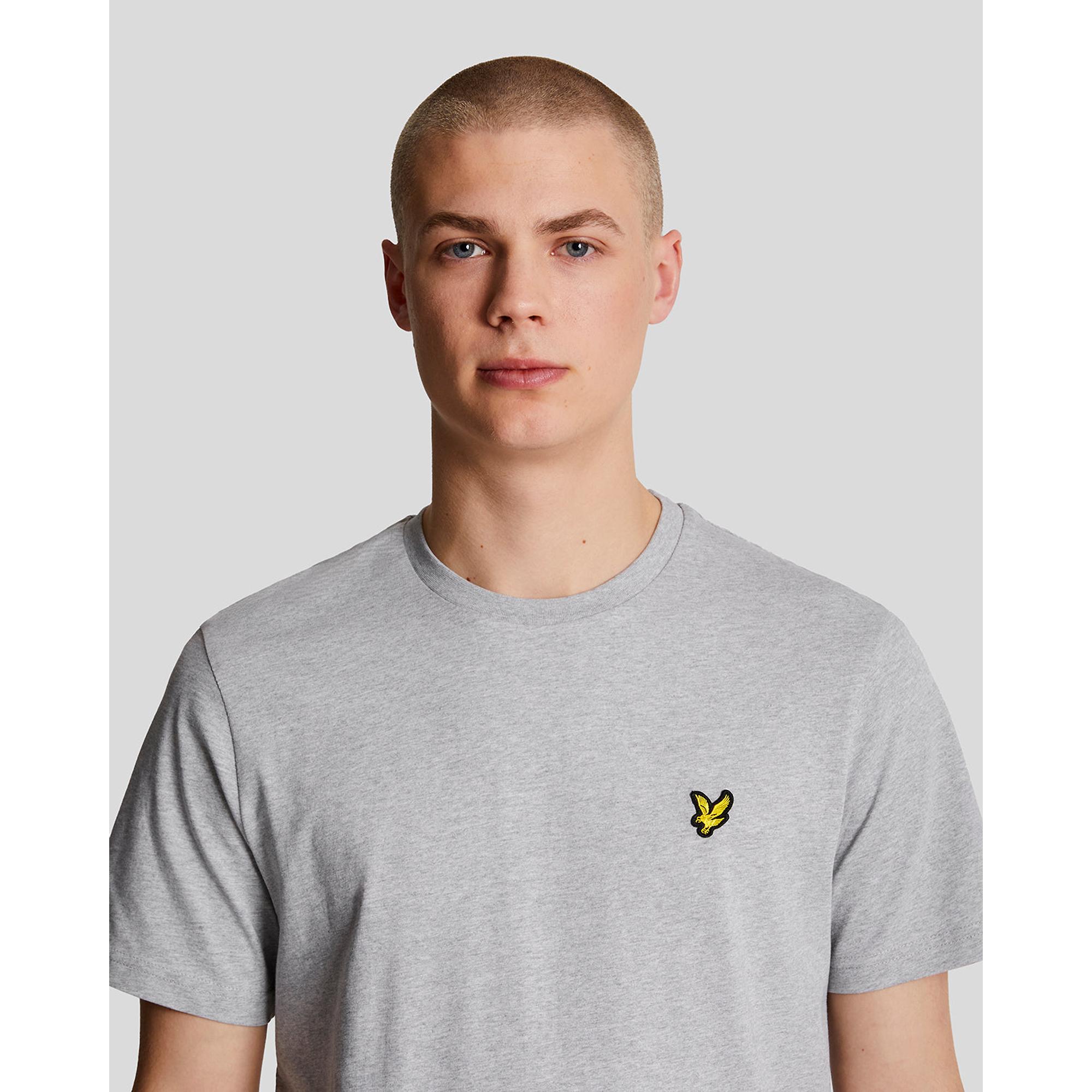 Product image 4 of 5 of Lyle & Scott Men's Plain T-Shirt - Light Grey Marl