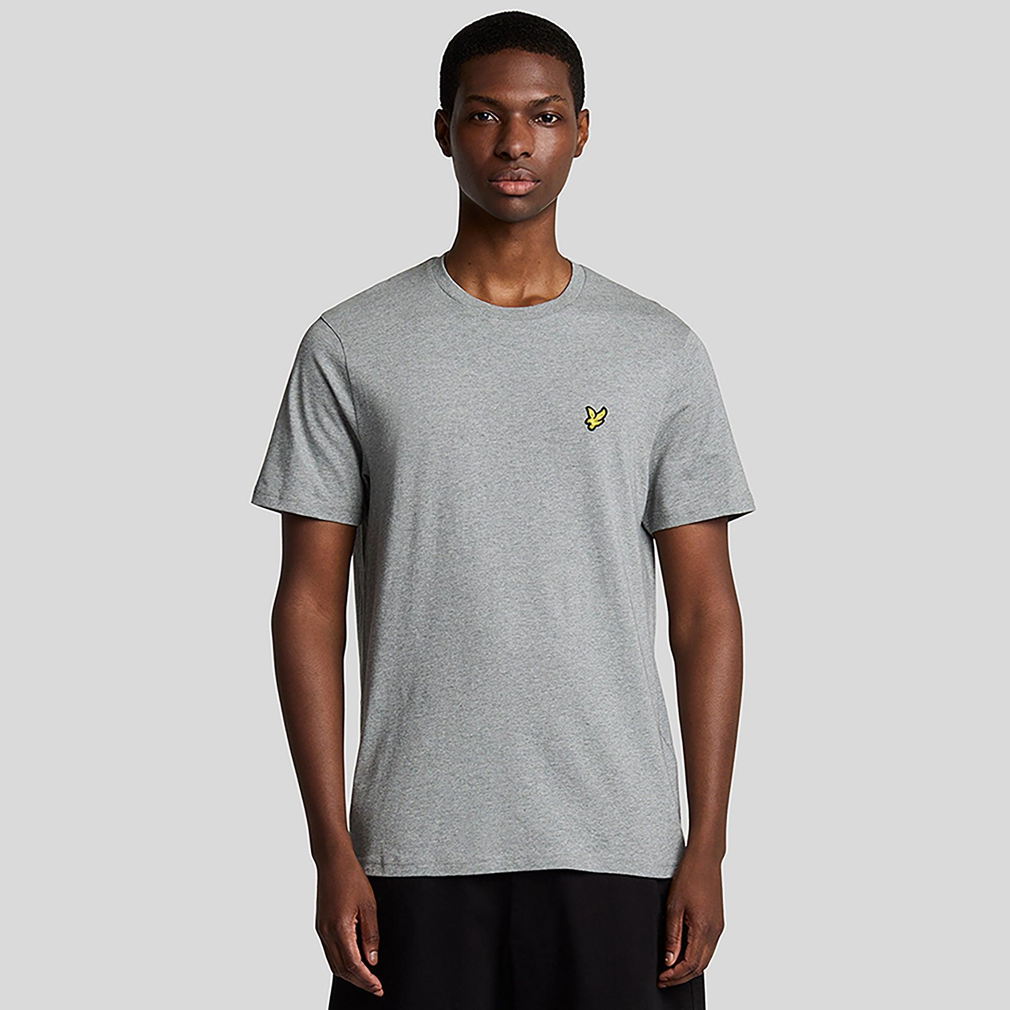Product image 2 of 5 of Lyle & Scott Men's Plain T-Shirt - Mid Grey Marl