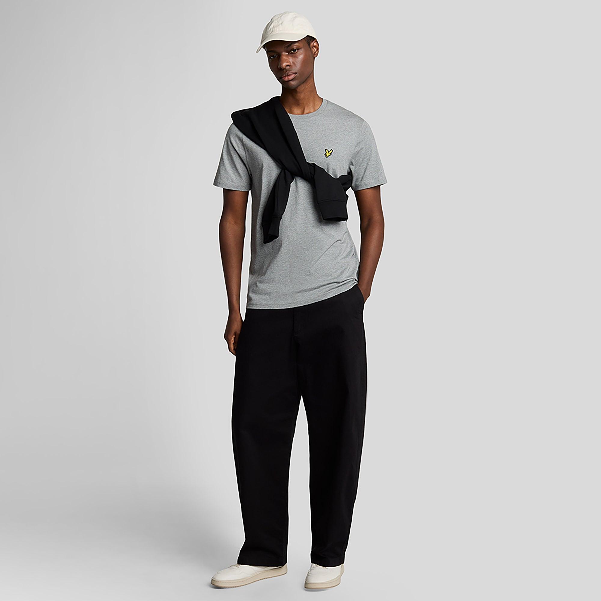 Product image 3 of 5 of Lyle & Scott Men's Plain T-Shirt - Mid Grey Marl