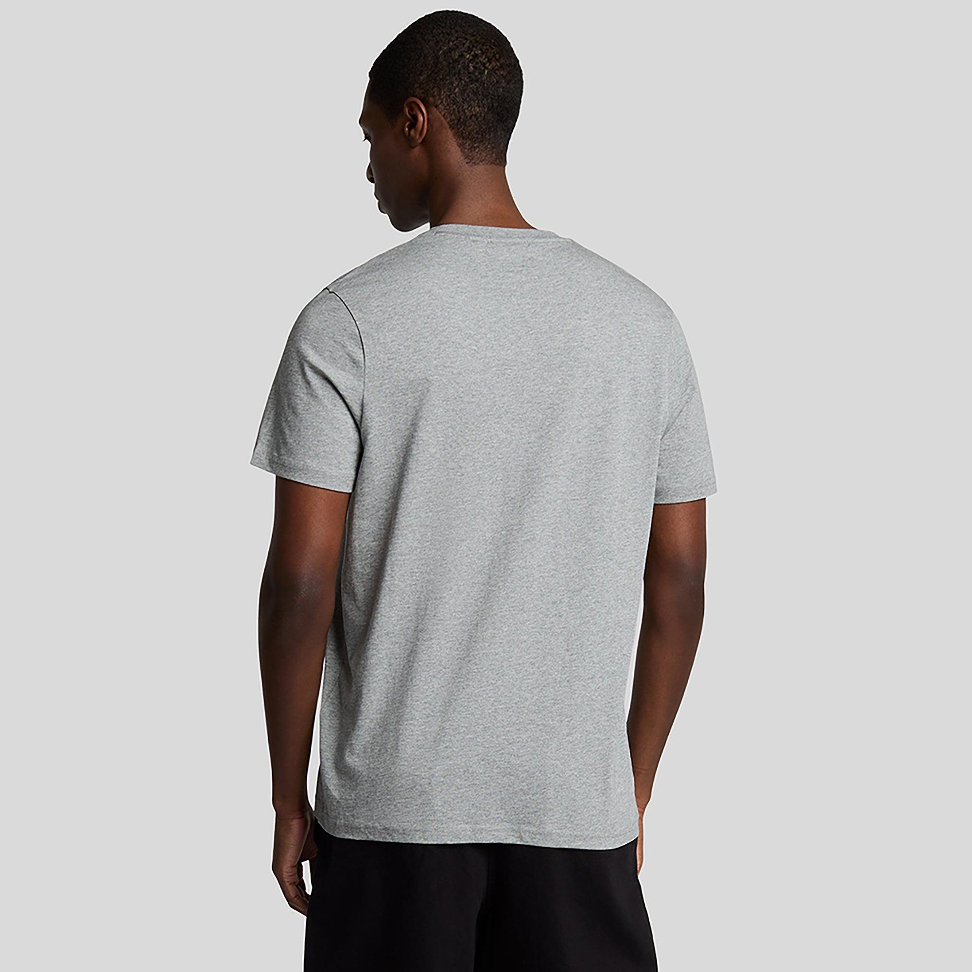 Product image 4 of 5 of Lyle & Scott Men's Plain T-Shirt - Mid Grey Marl