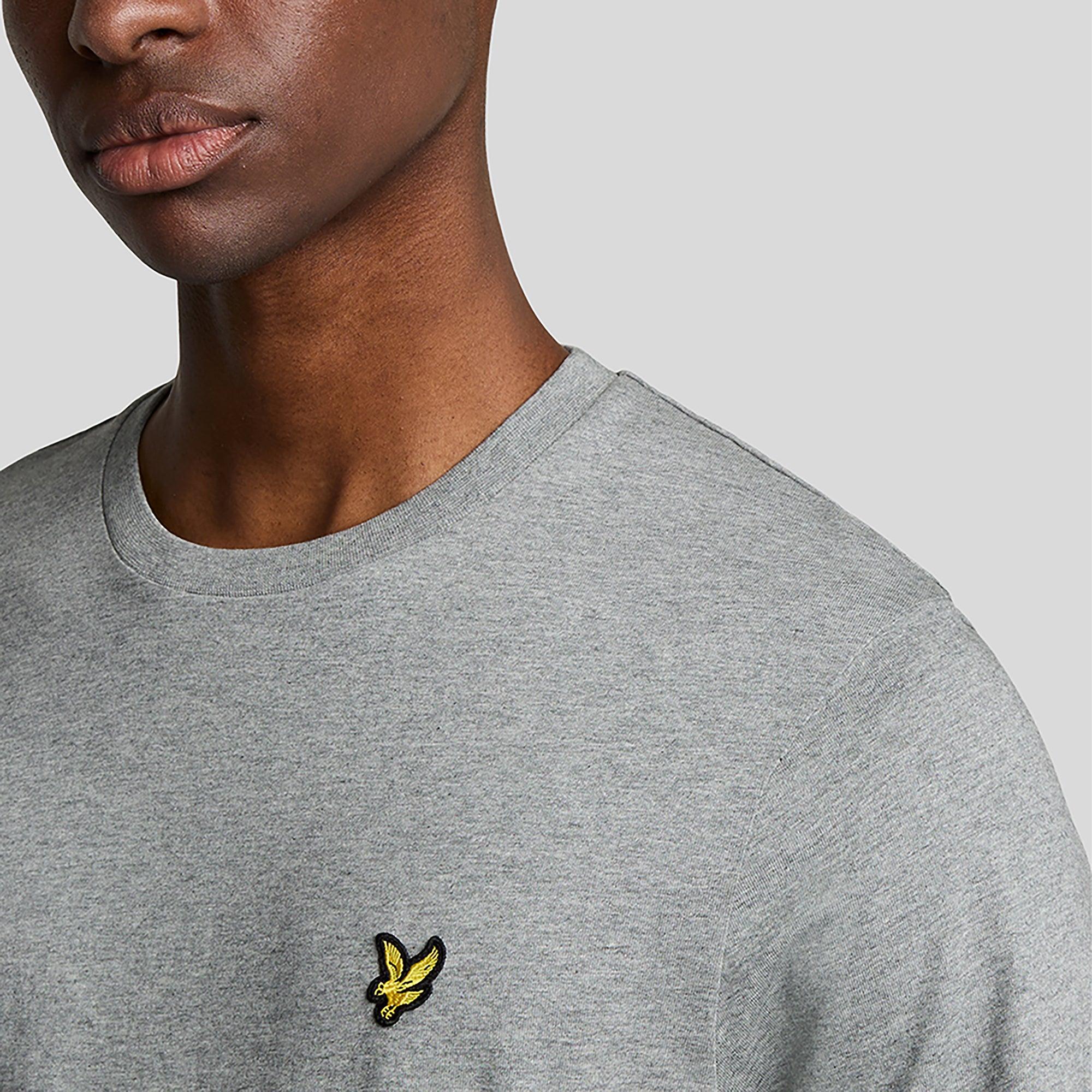 Product image 5 of 5 of Lyle & Scott Men's Plain T-Shirt - Mid Grey Marl