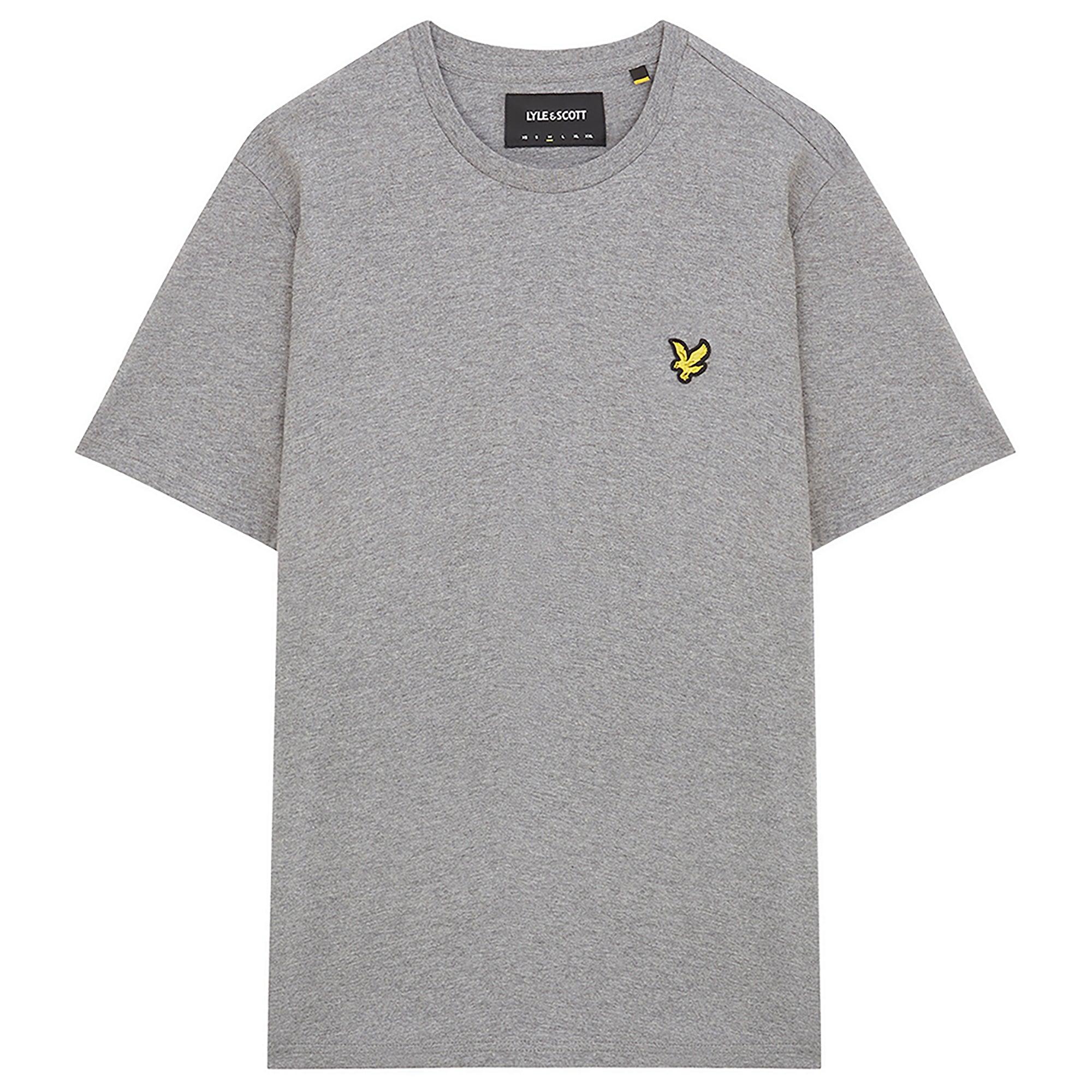 Product image 1 of 5 of Lyle & Scott Men's Plain T-Shirt - Mid Grey Marl