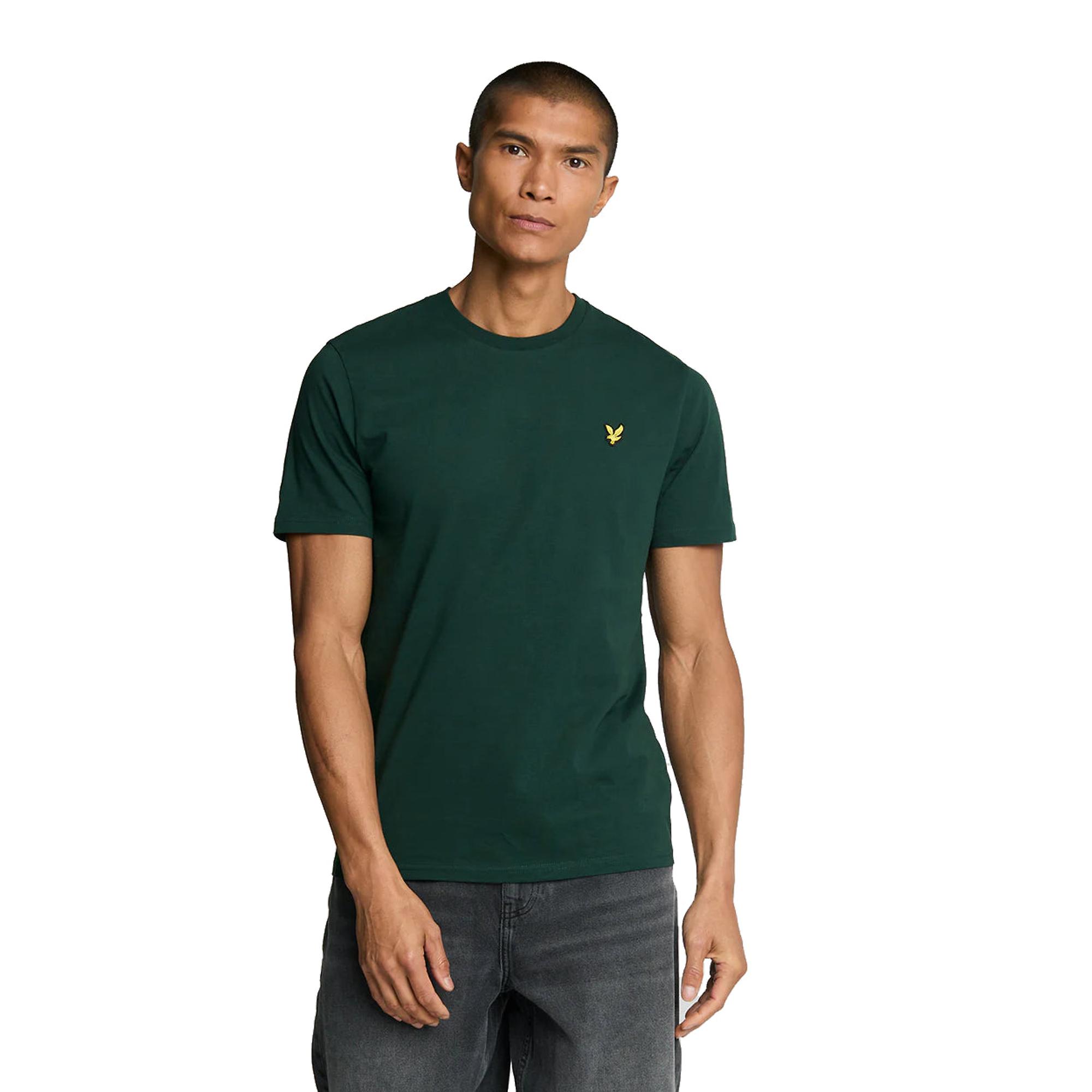 Product image 1 of 5 of Lyle & Scott Men's Plain T-Shirt - Deep Green
