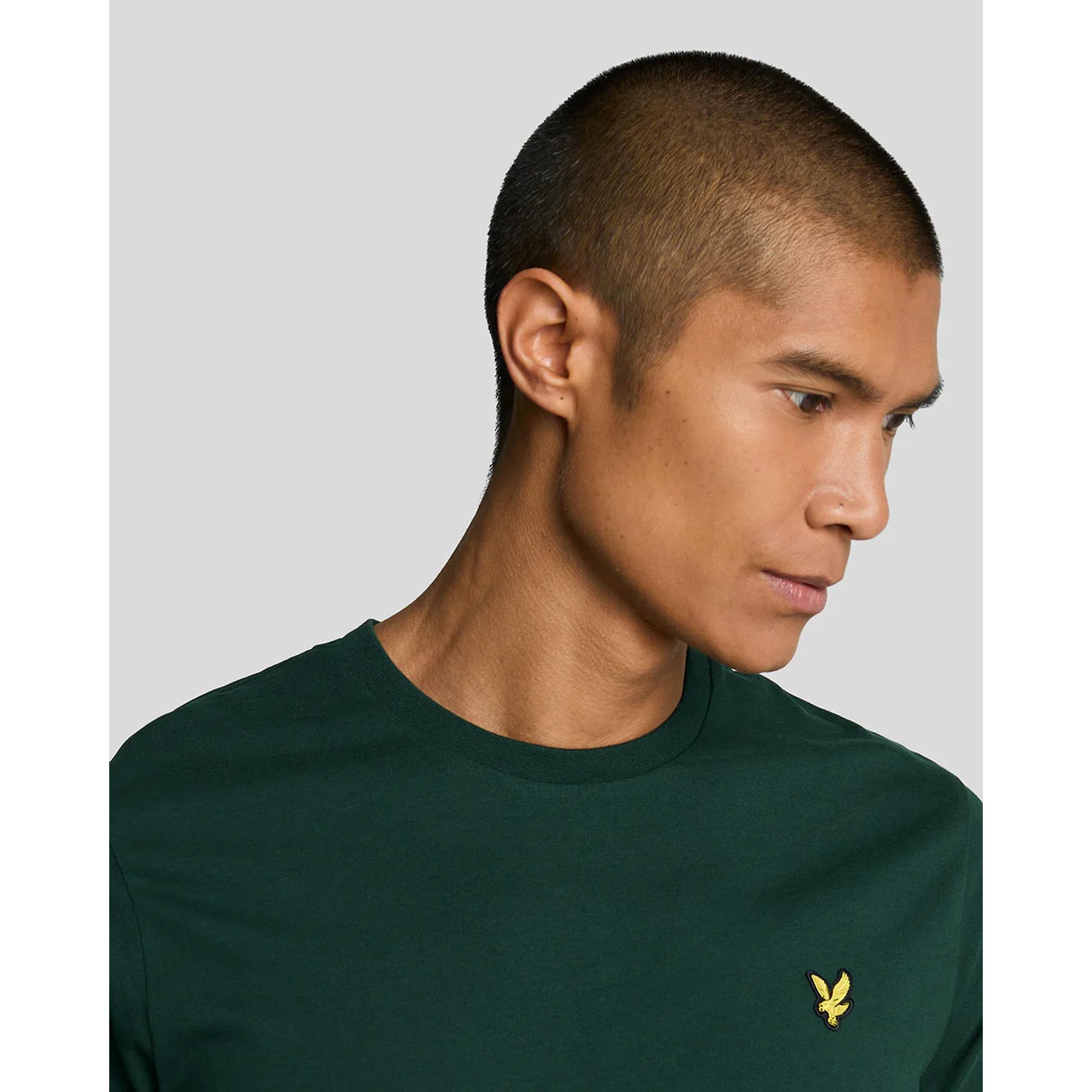 Product image 4 of 5 of Lyle & Scott Men's Plain T-Shirt - Deep Green