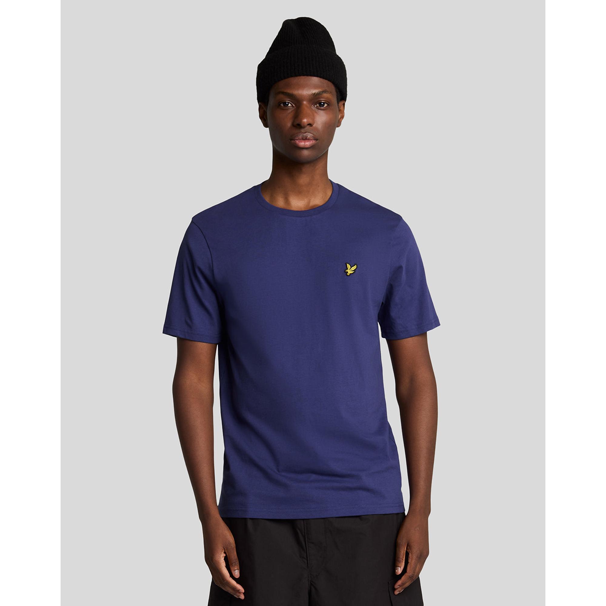 Product image 2 of 5 of Lyle & Scott Men's Plain T-Shirt - Deep Indigo