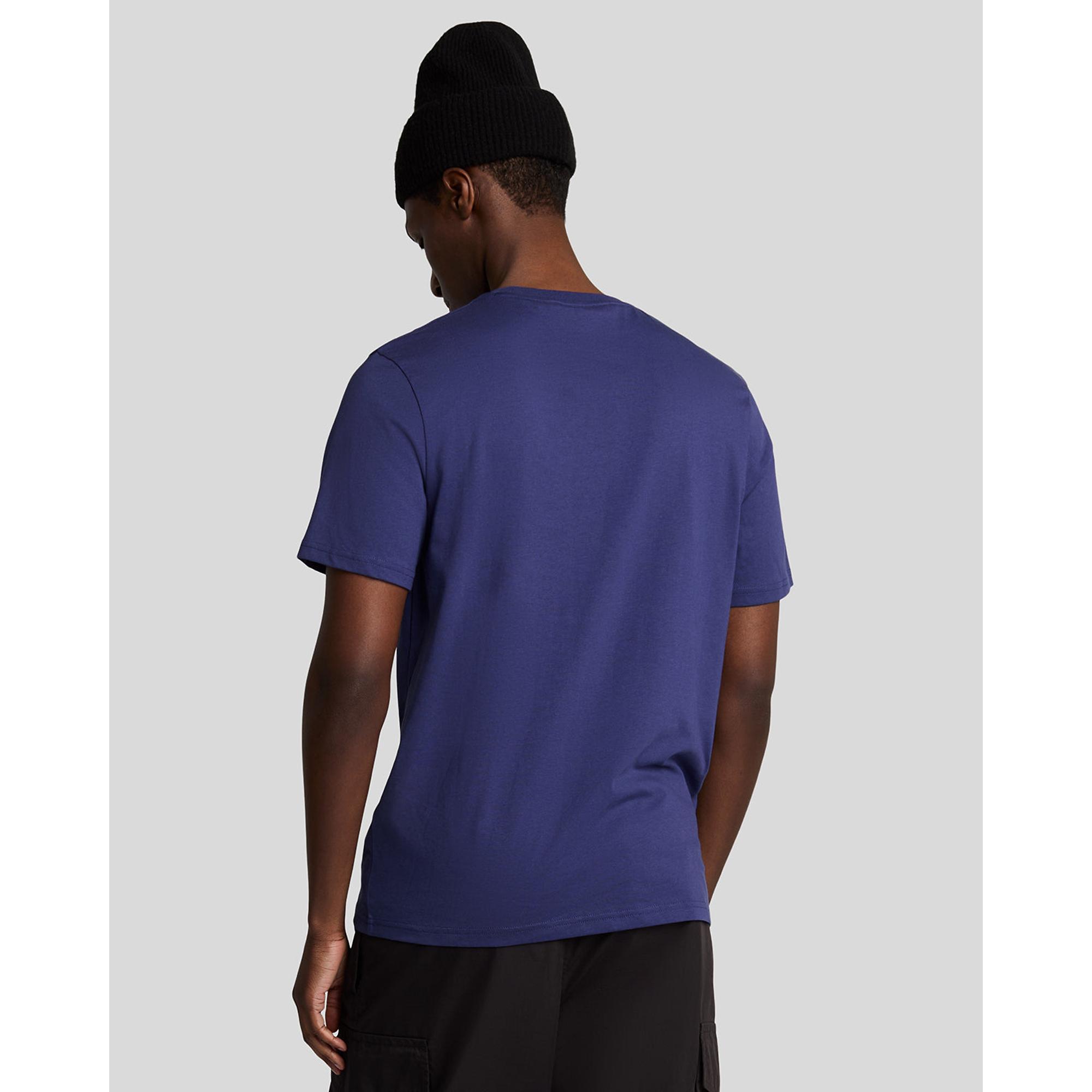 Product image 4 of 5 of Lyle & Scott Men's Plain T-Shirt - Deep Indigo