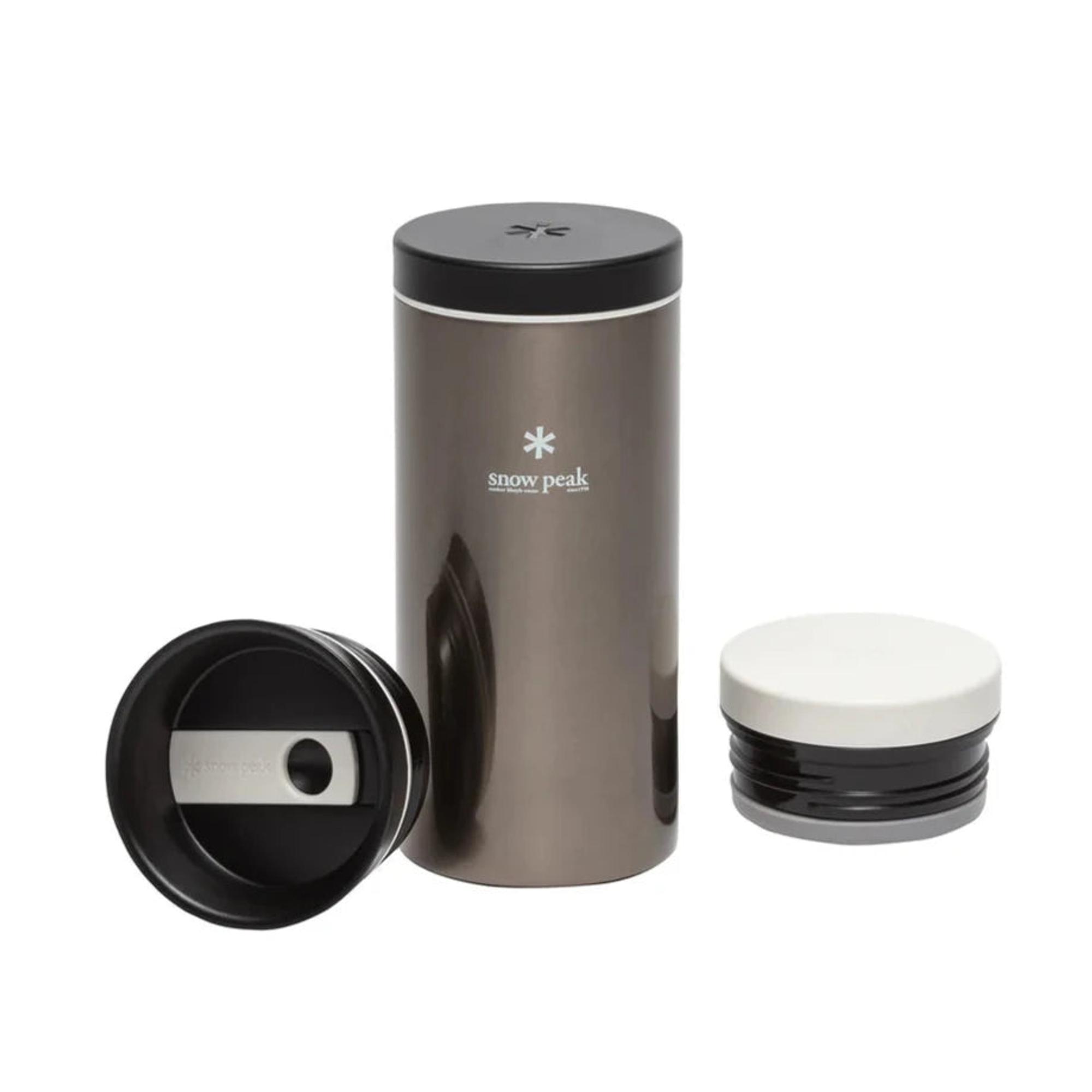 Product image 1 of 7 of Snow Peak 350 Kanpai Bottle - Dark Silver