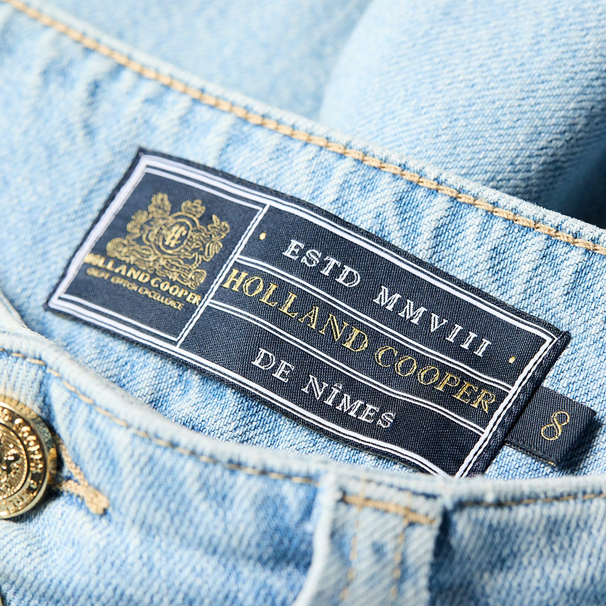 Product image 9 of 9 of Holland Cooper Women's Tailored Wide Leg Jeans - Vintage Indigo