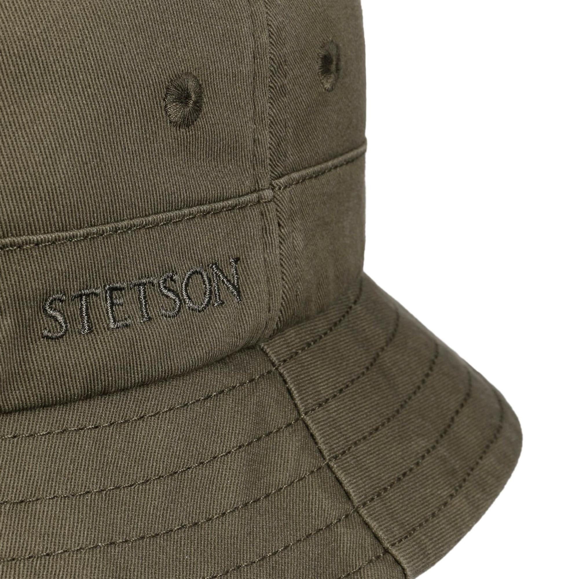 Product image 4 of 5 of Stetson Twill Bucket Hat with UV Protection - Olive