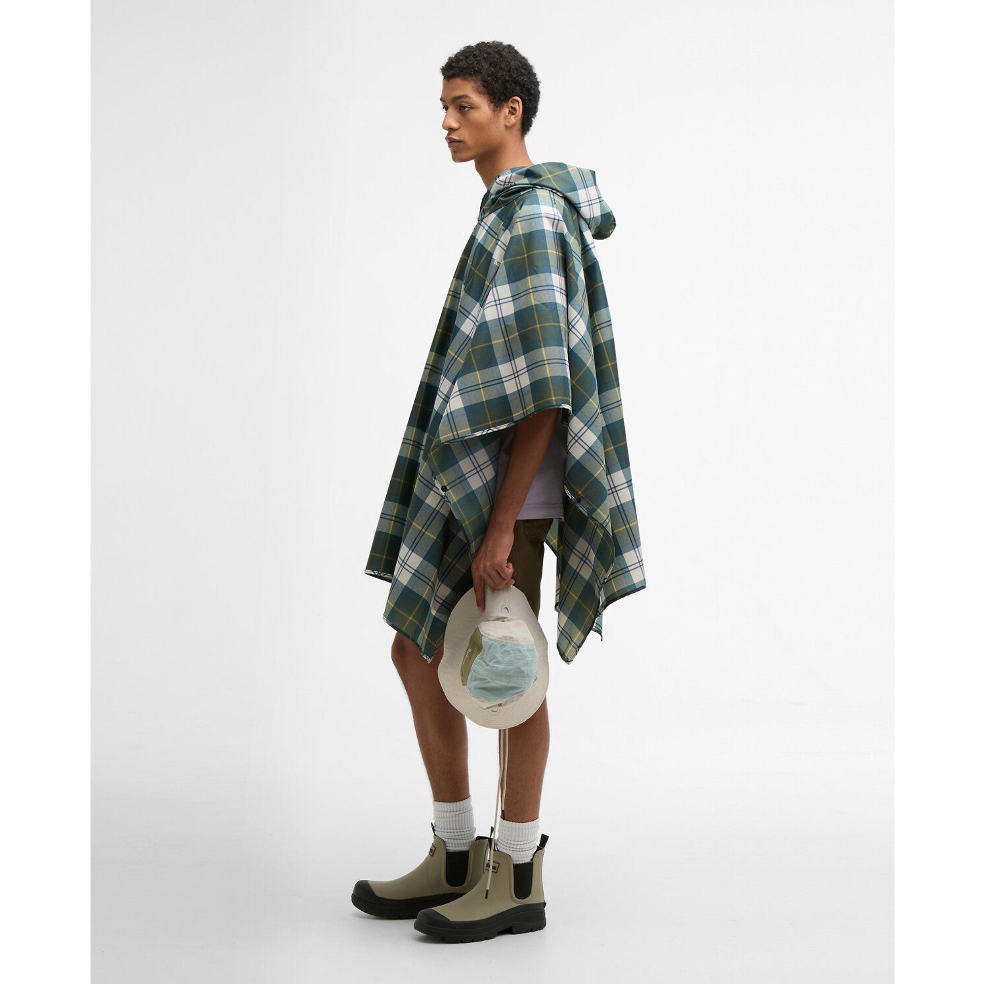 Product image 3 of 8 of Barbour Tartan Showerproof Poncho - Ancient Tartan
