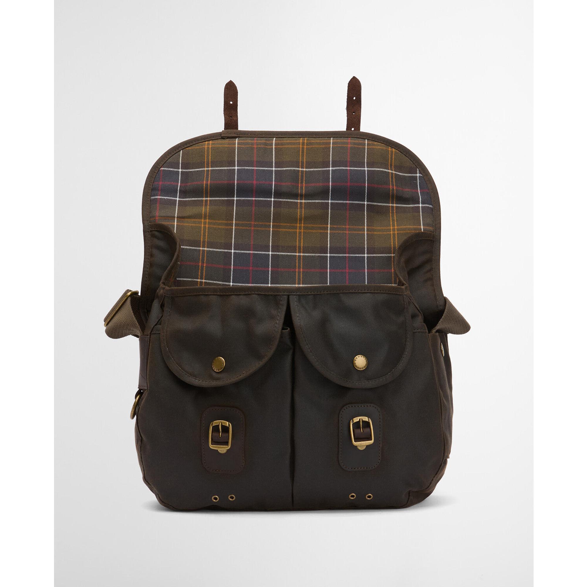 Product image 5 of 11 of Barbour Wax Leather Tarras Bag - Olive