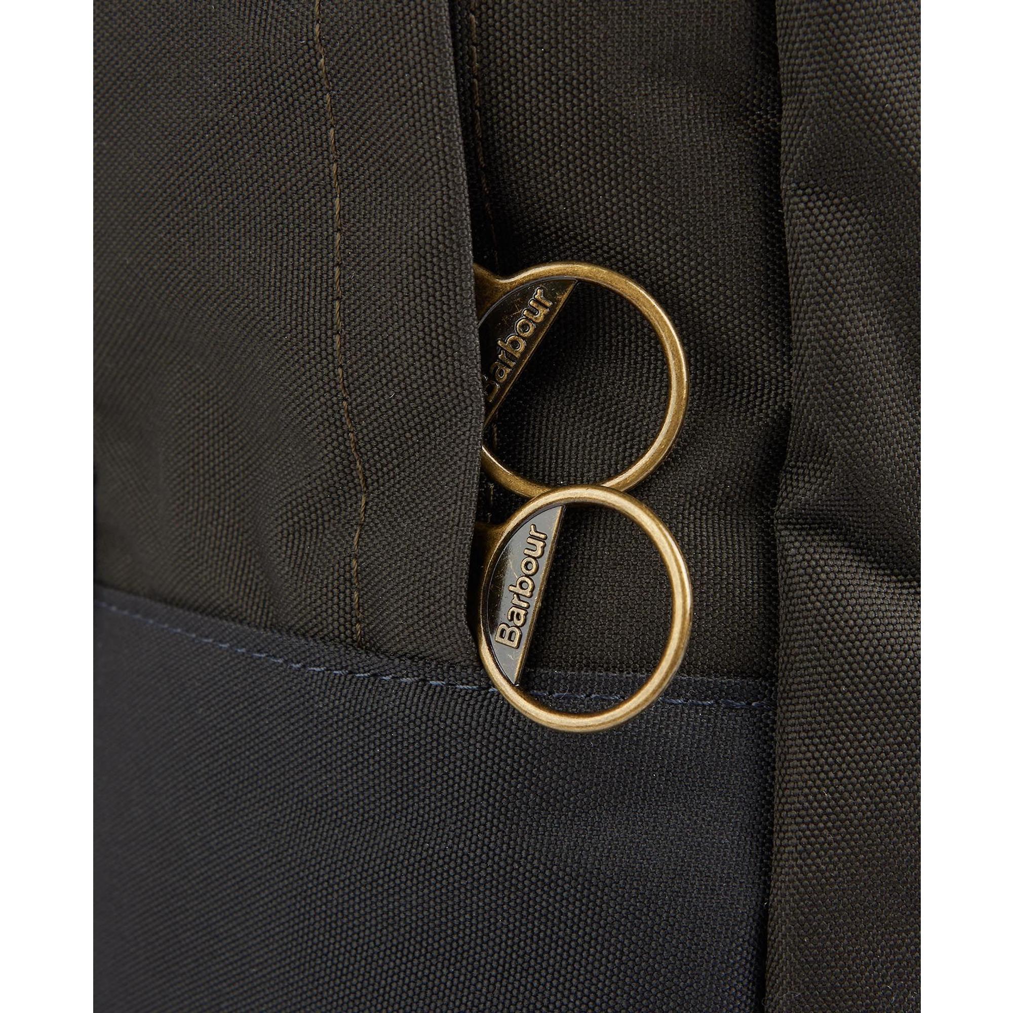 Product image 6 of 8 of Barbour Highfield Canvas Backpack - Navy/Olive