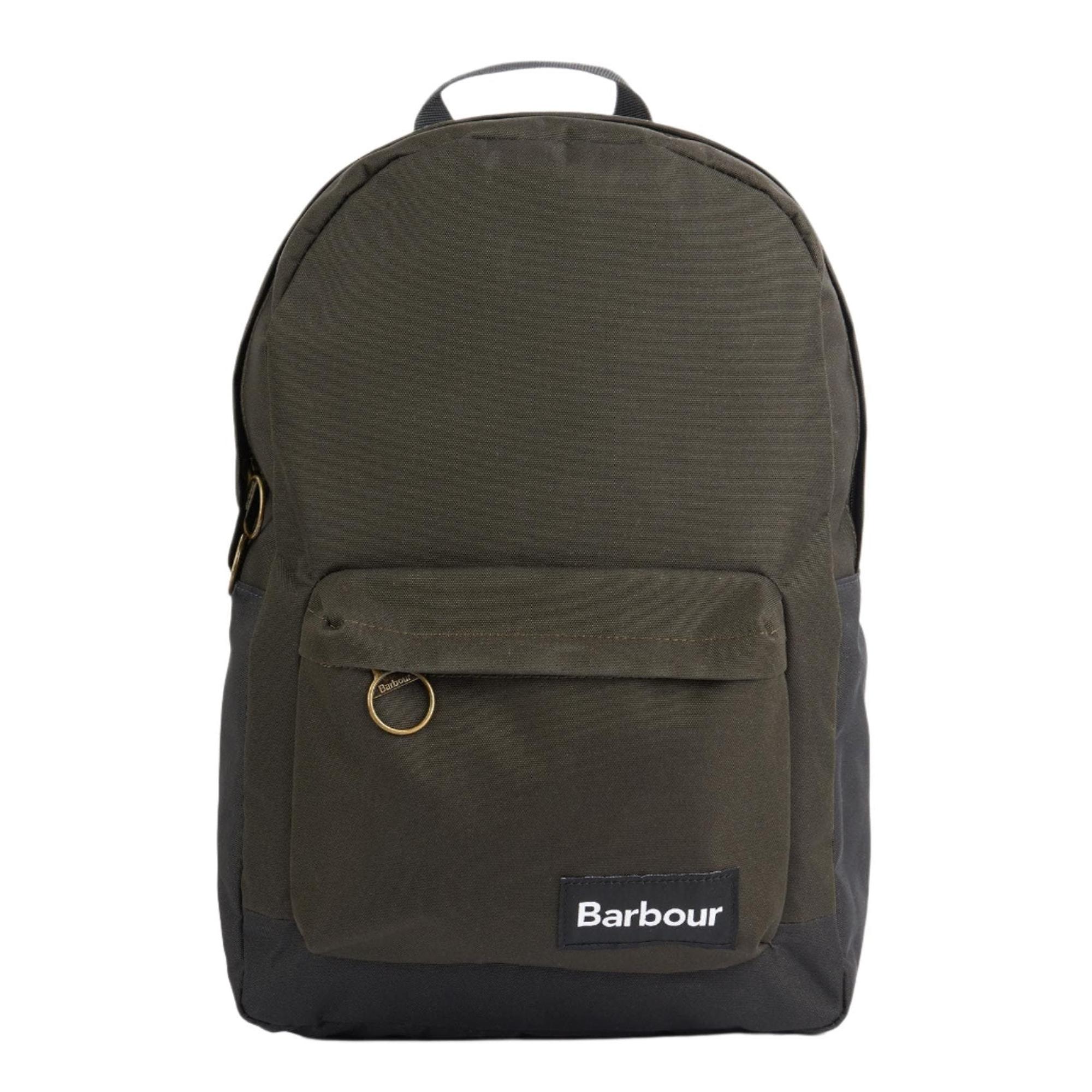 Product image 1 of 8 of Barbour Highfield Canvas Backpack - Navy/Olive