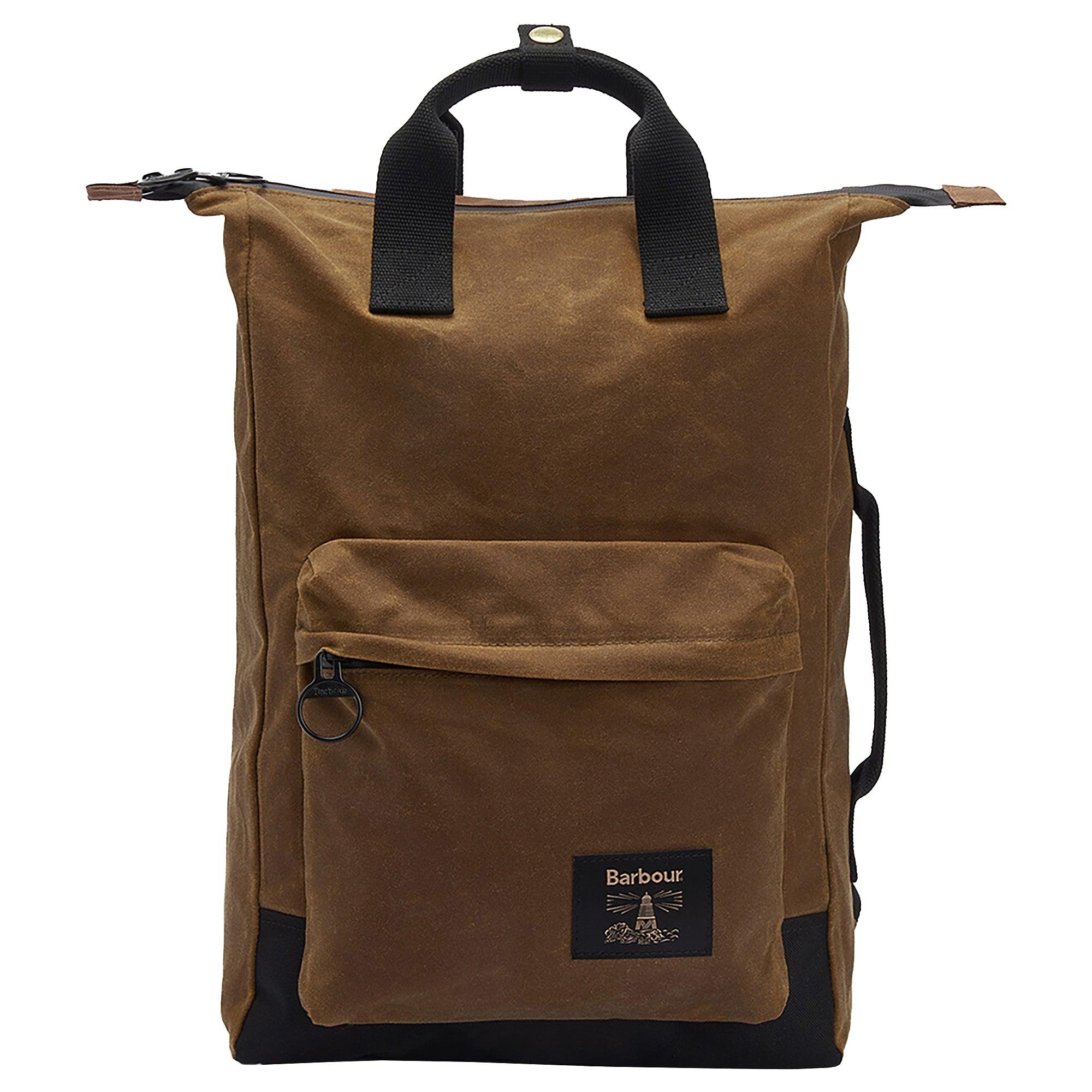 Product image 1 of 8 of Barbour Field Wax Backpack - Tan/Black