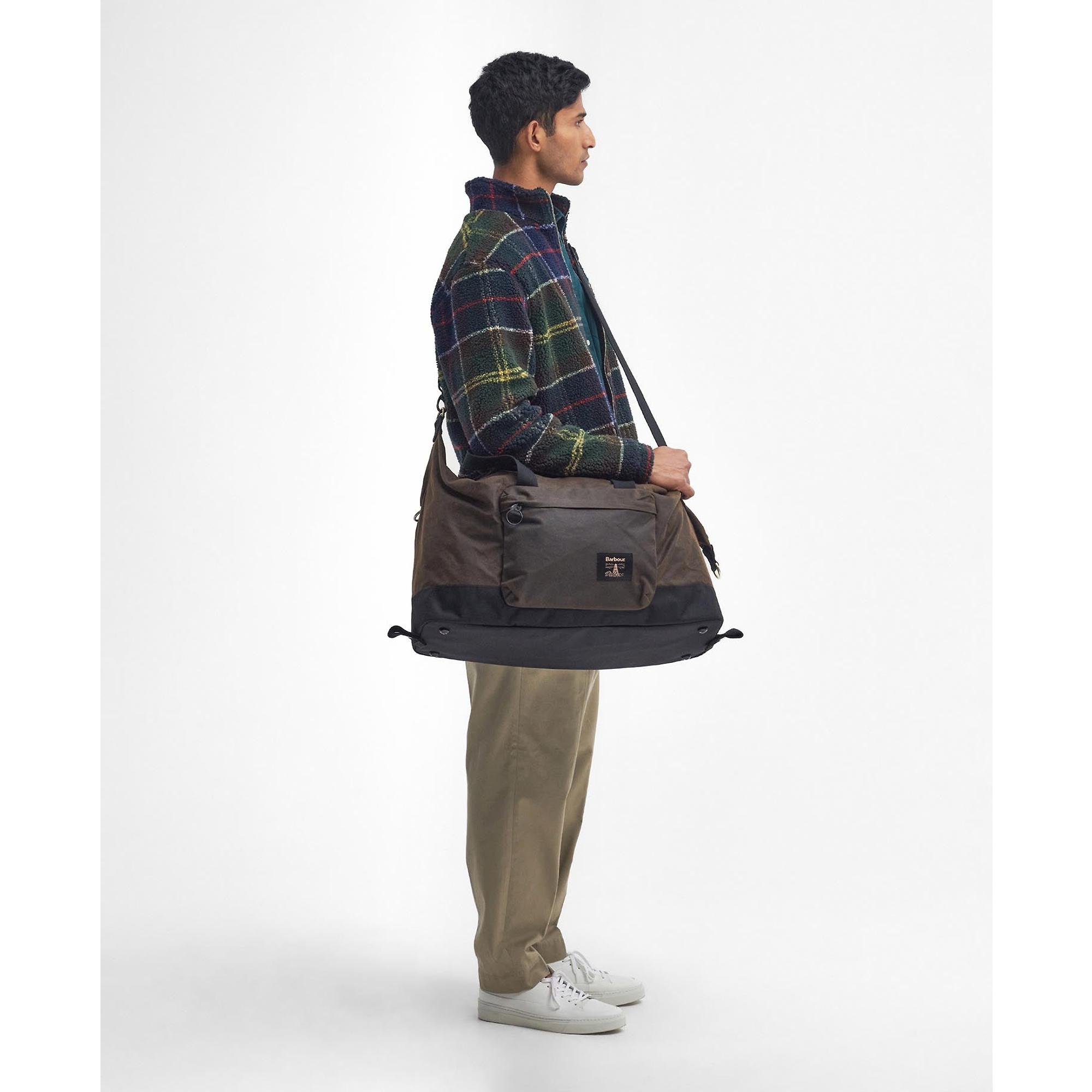 Product image 2 of 7 of Barbour Field Waxed Holdall - Olive/Black