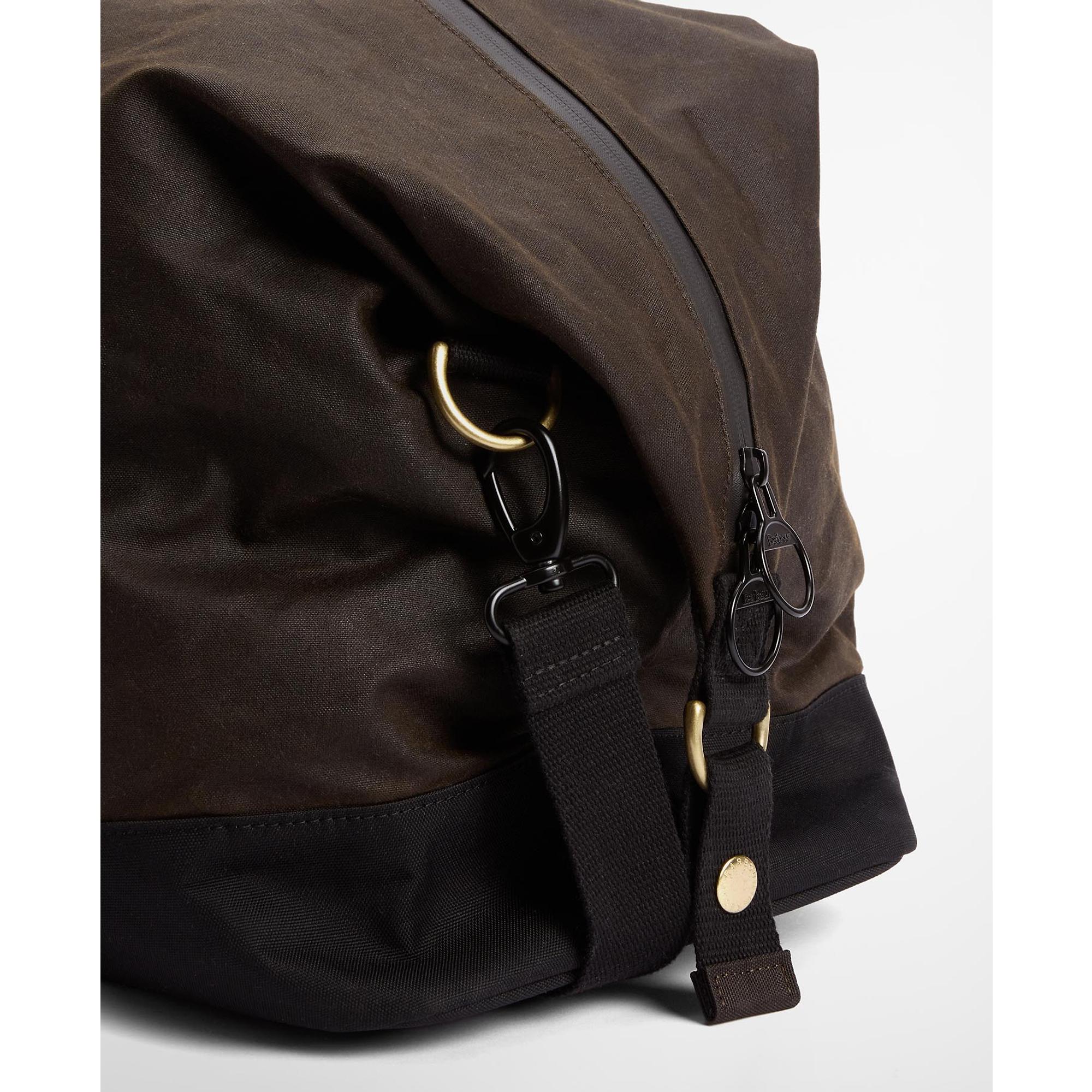 Product image 4 of 7 of Barbour Field Waxed Holdall - Olive/Black