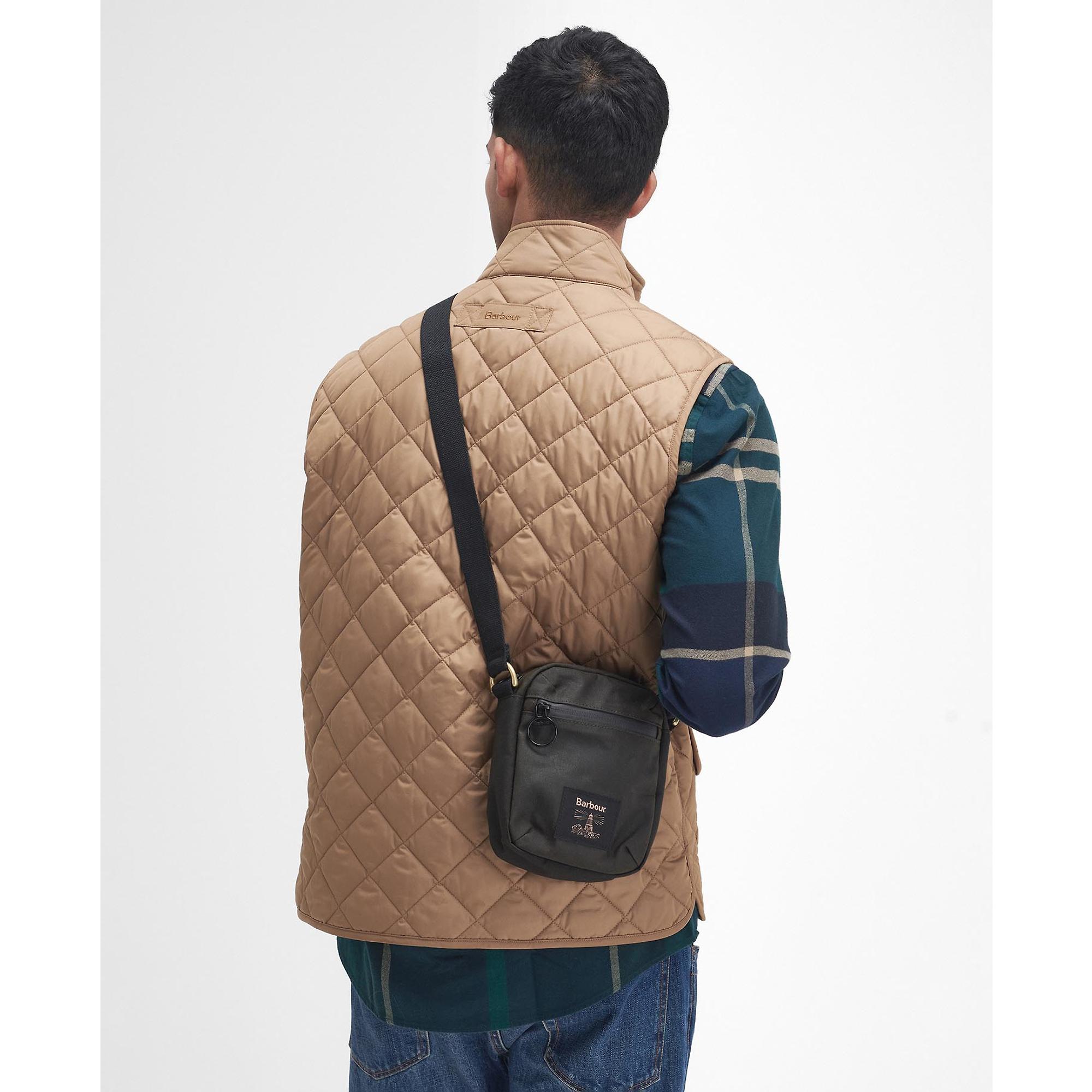 Product image 3 of 8 of Barbour Field Waxed Crossbody Bag - Olive/Black