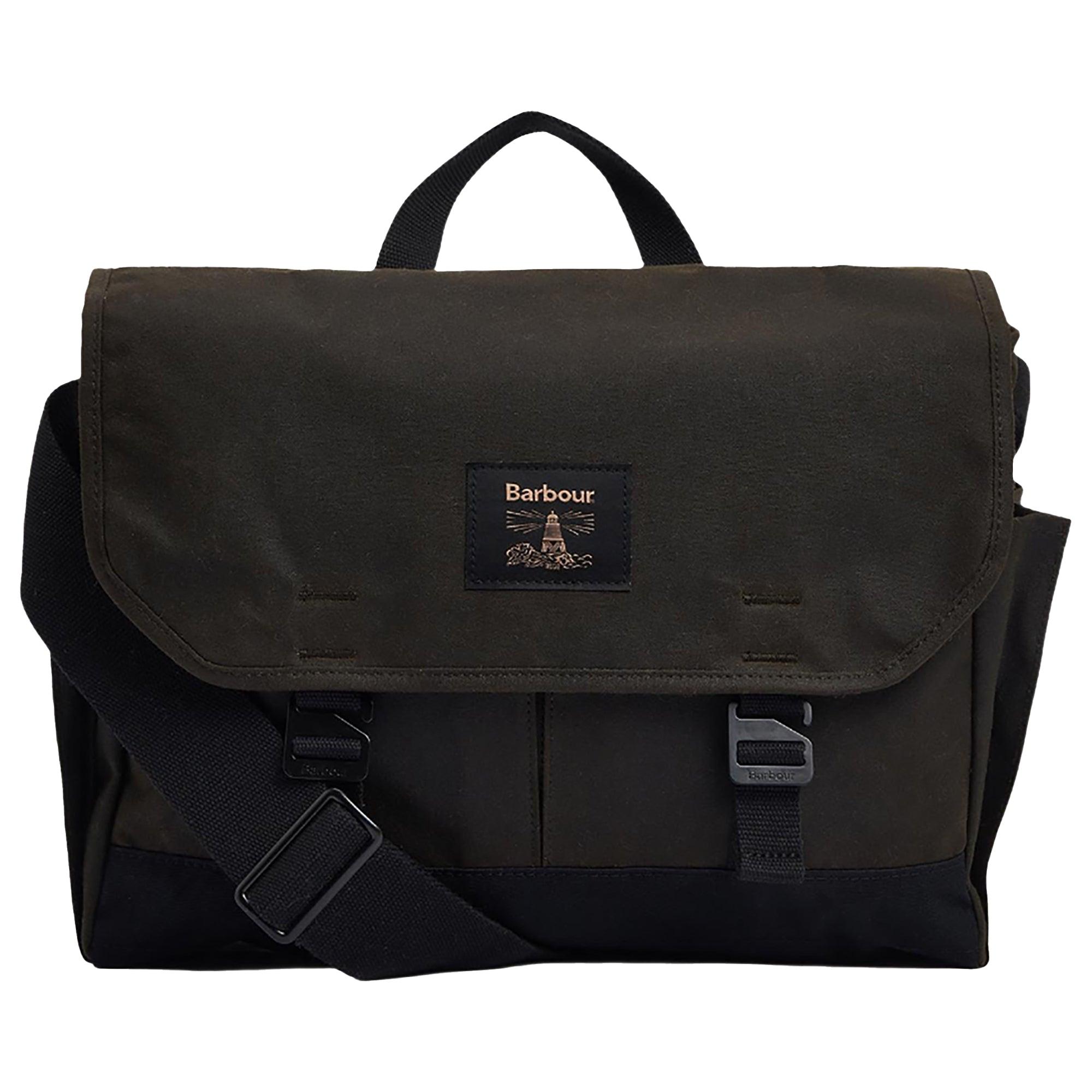 Product image 1 of 7 of Barbour Field Waxed Satchel - Olive