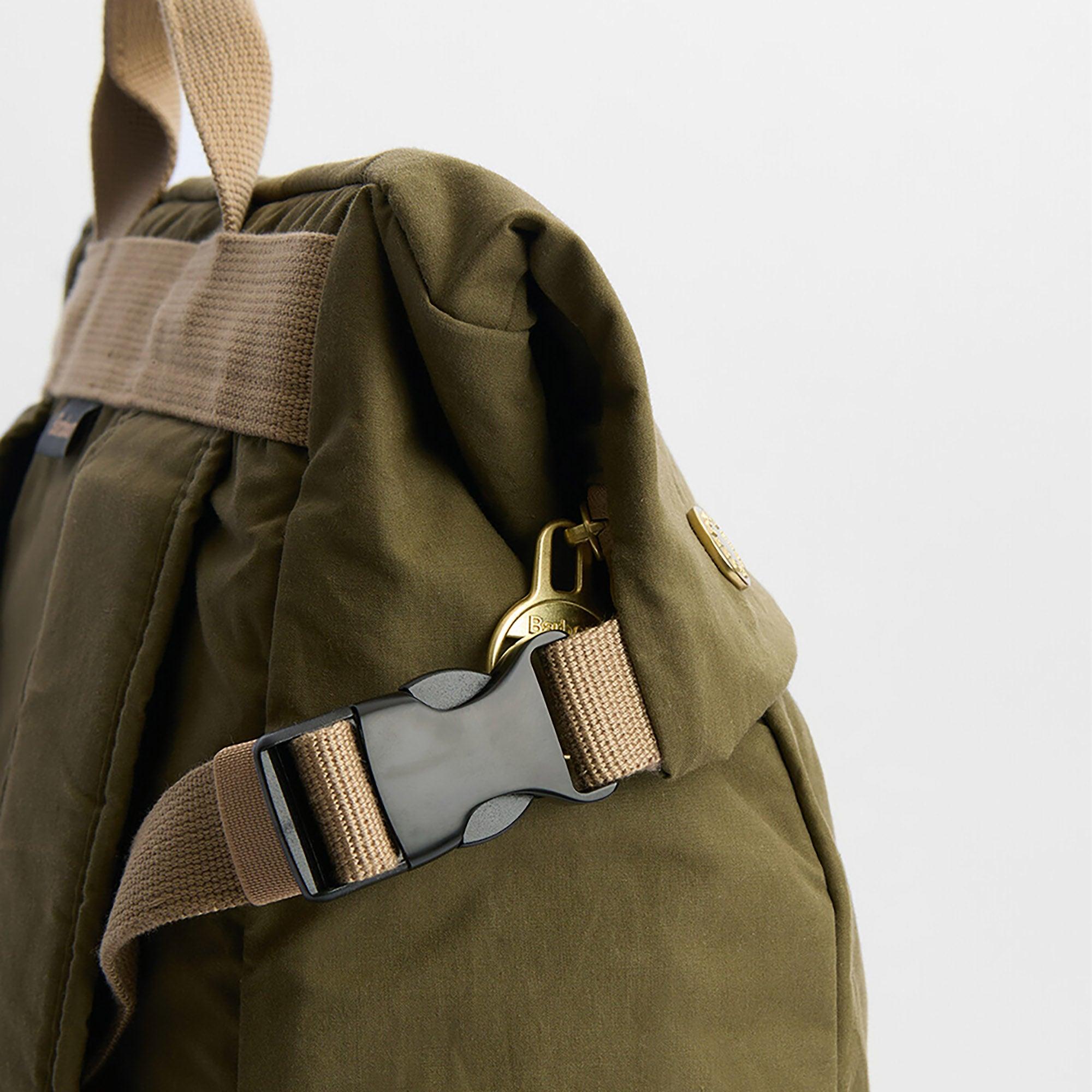 Product image 7 of 12 of Barbour Transport Foldover Backpack Bag - Dusky Green