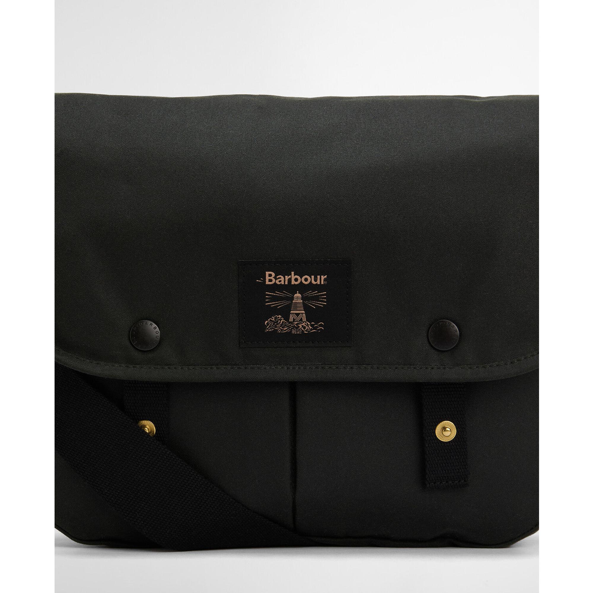 Product image 4 of 13 of Barbour Field Wax Riever Crossbody Bag - Sage