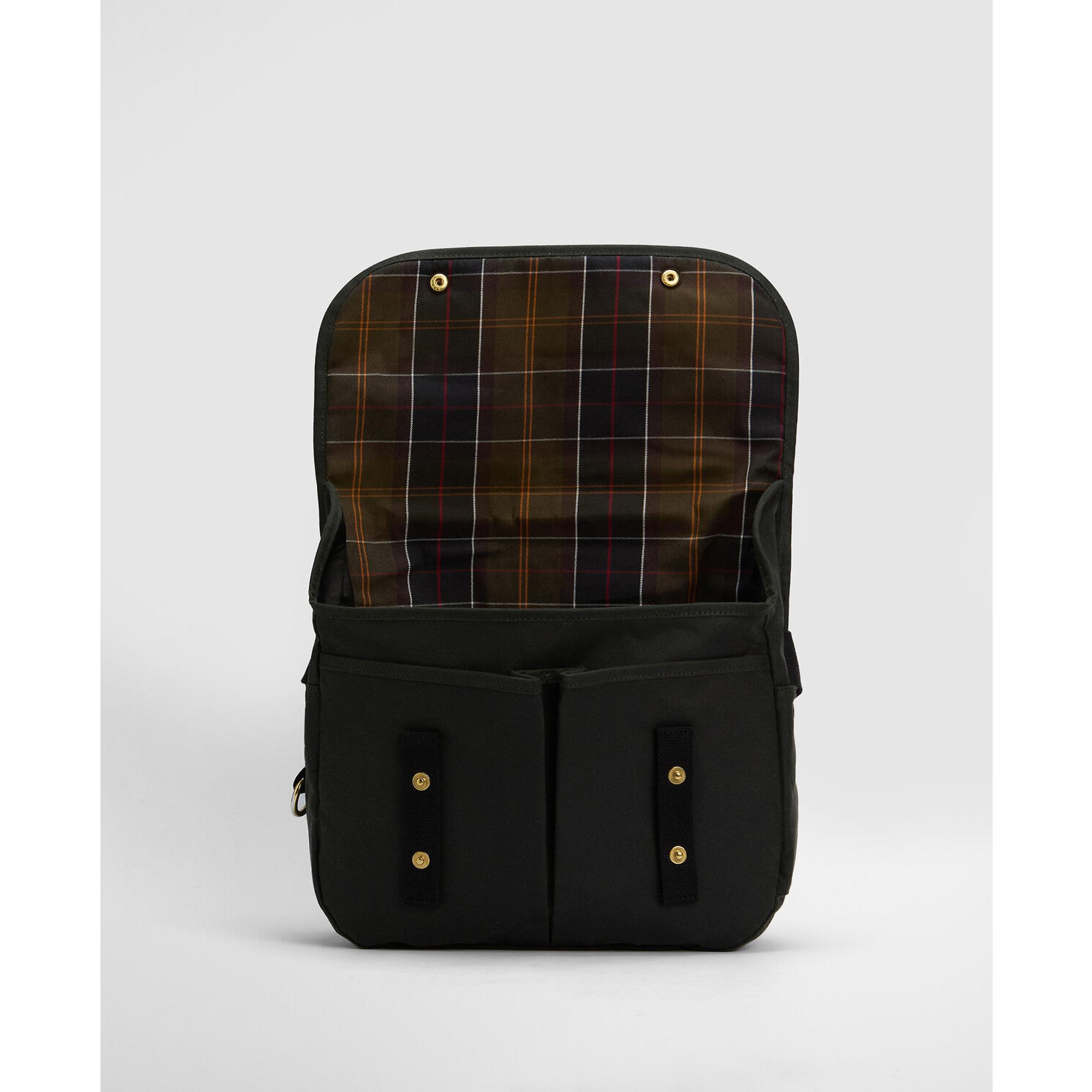 Product image 8 of 13 of Barbour Field Wax Riever Crossbody Bag - Sage