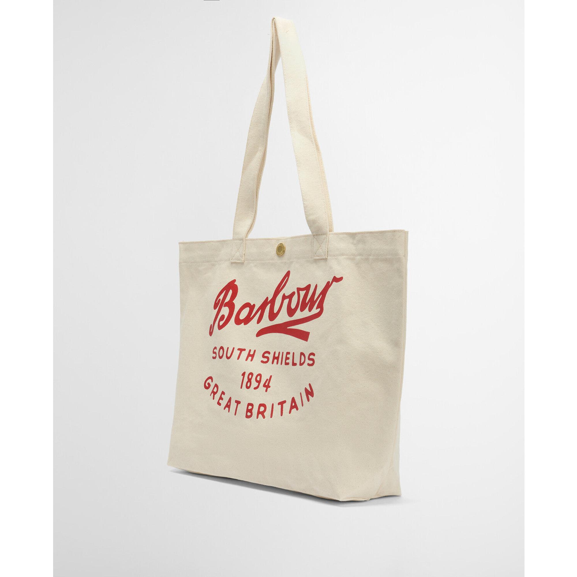 Product image 3 of 8 of Barbour Script Tote Bag - Red Logo