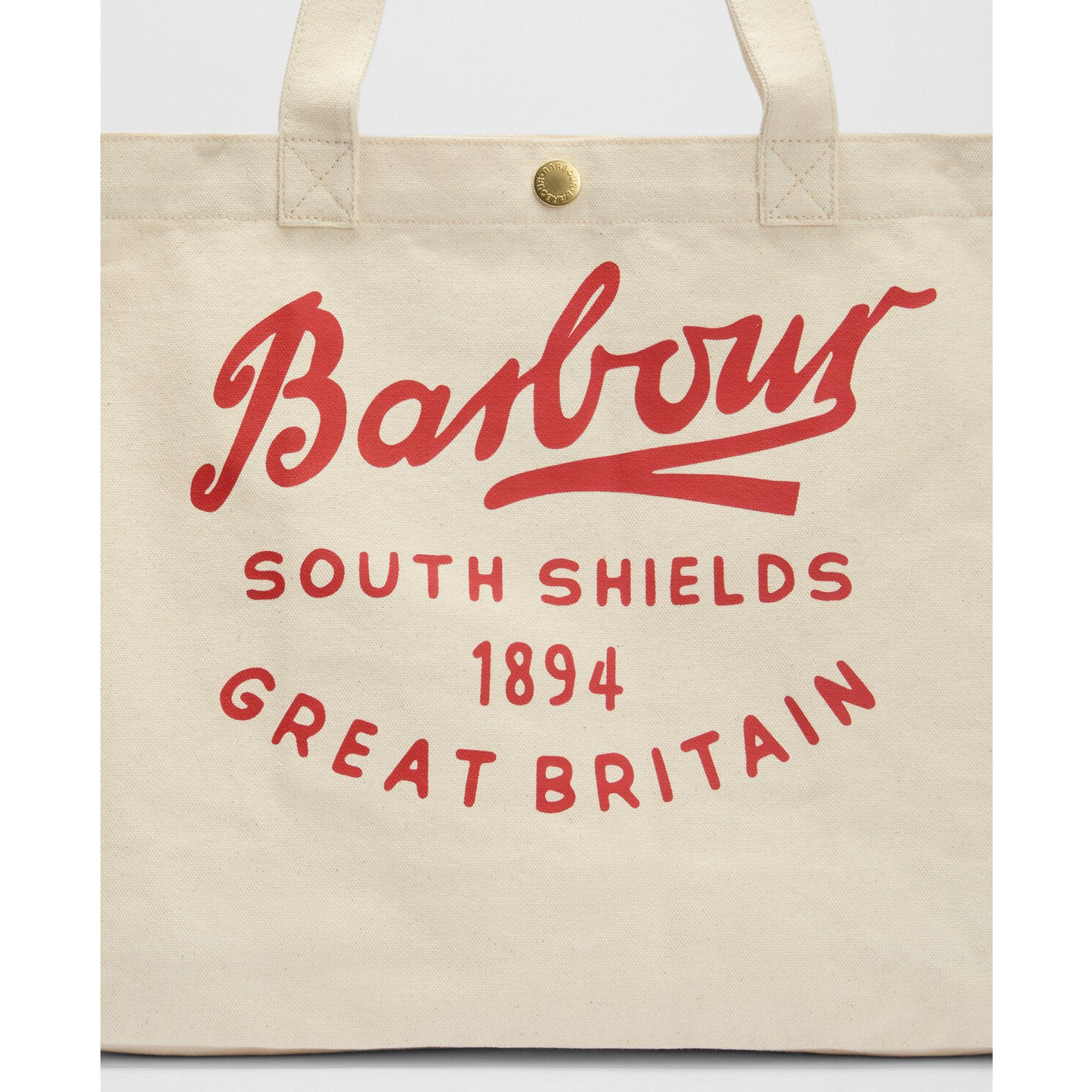 Product image 5 of 8 of Barbour Script Tote Bag - Red Logo