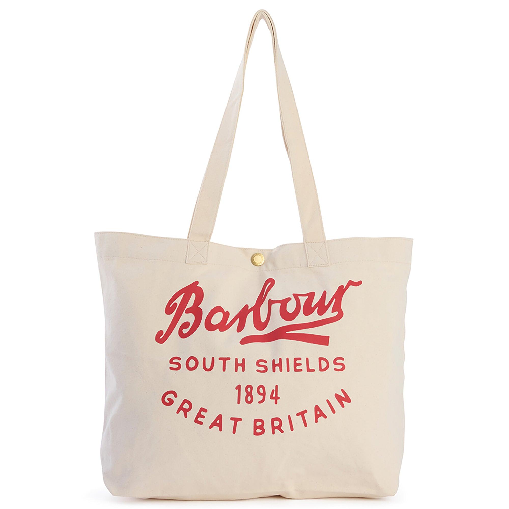 Product image 1 of 8 of Barbour Script Tote Bag - Red Logo