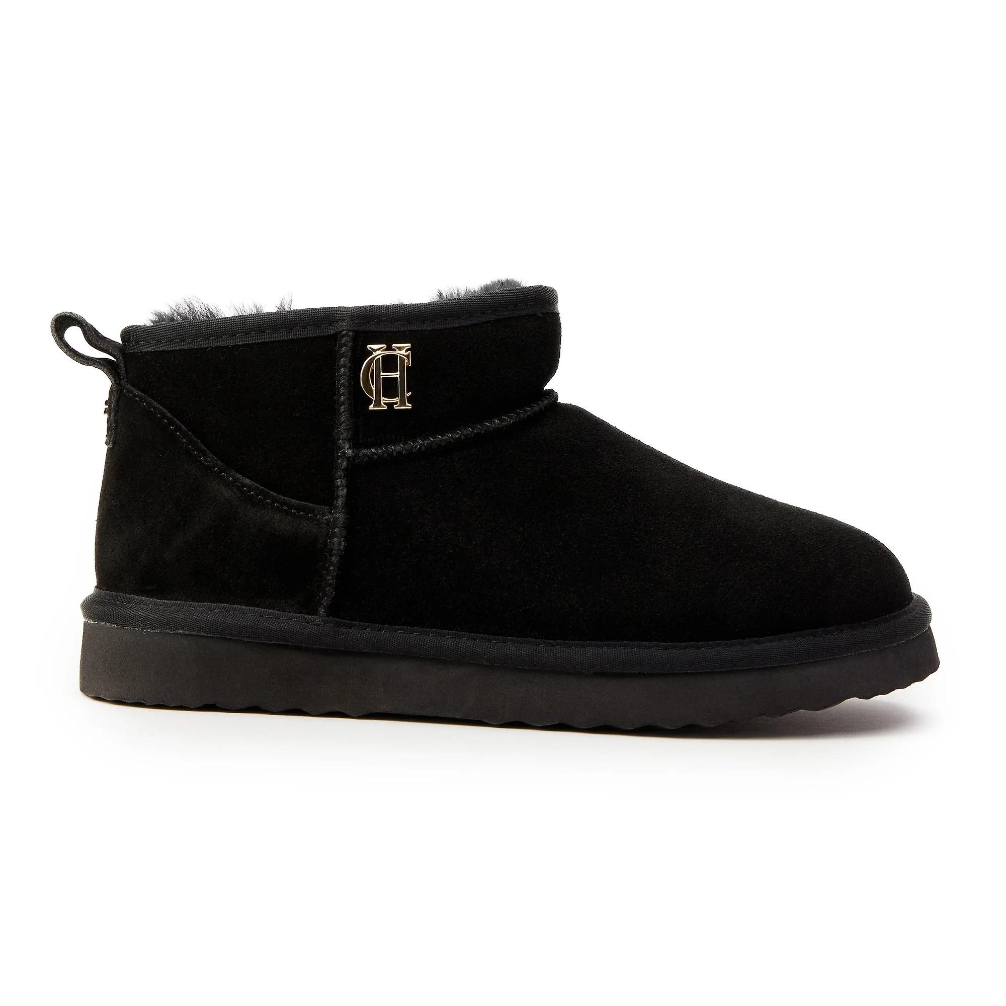 Product image 1 of 6 of Holland Cooper Women's Ultra Mini Shearling Boots - Black