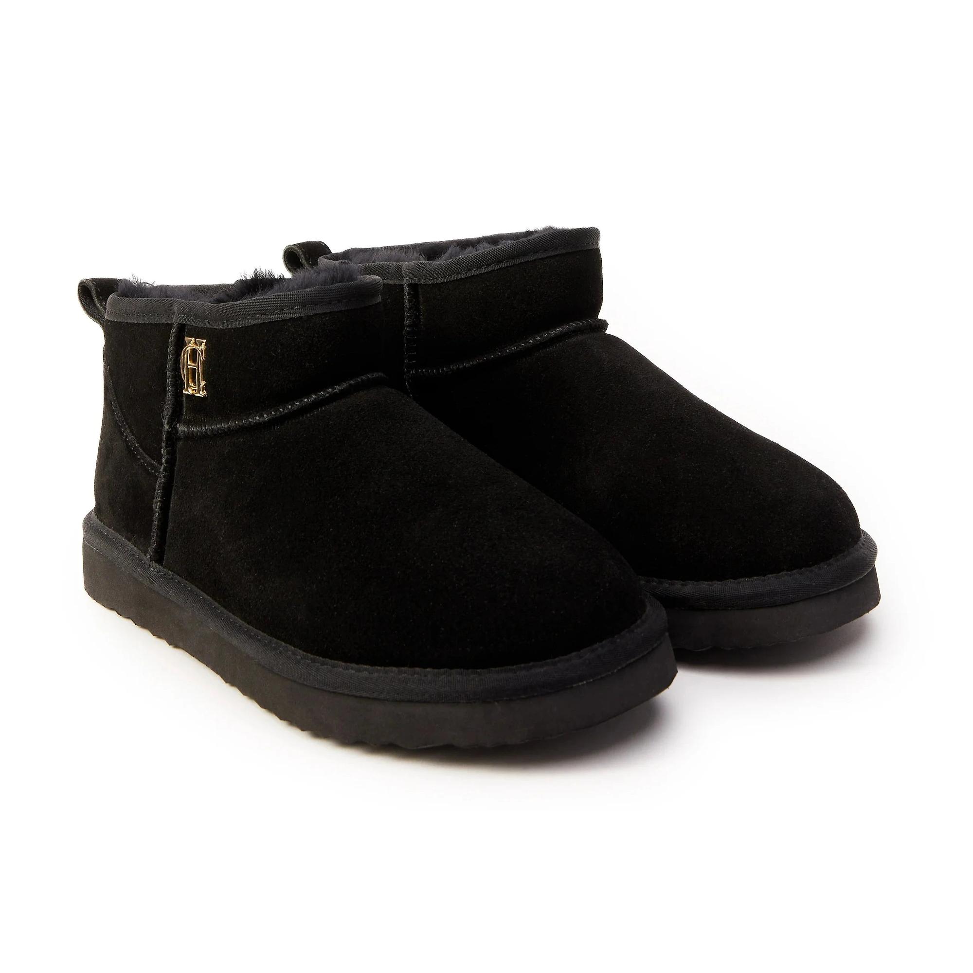 Product image 2 of 6 of Holland Cooper Women's Ultra Mini Shearling Boots - Black