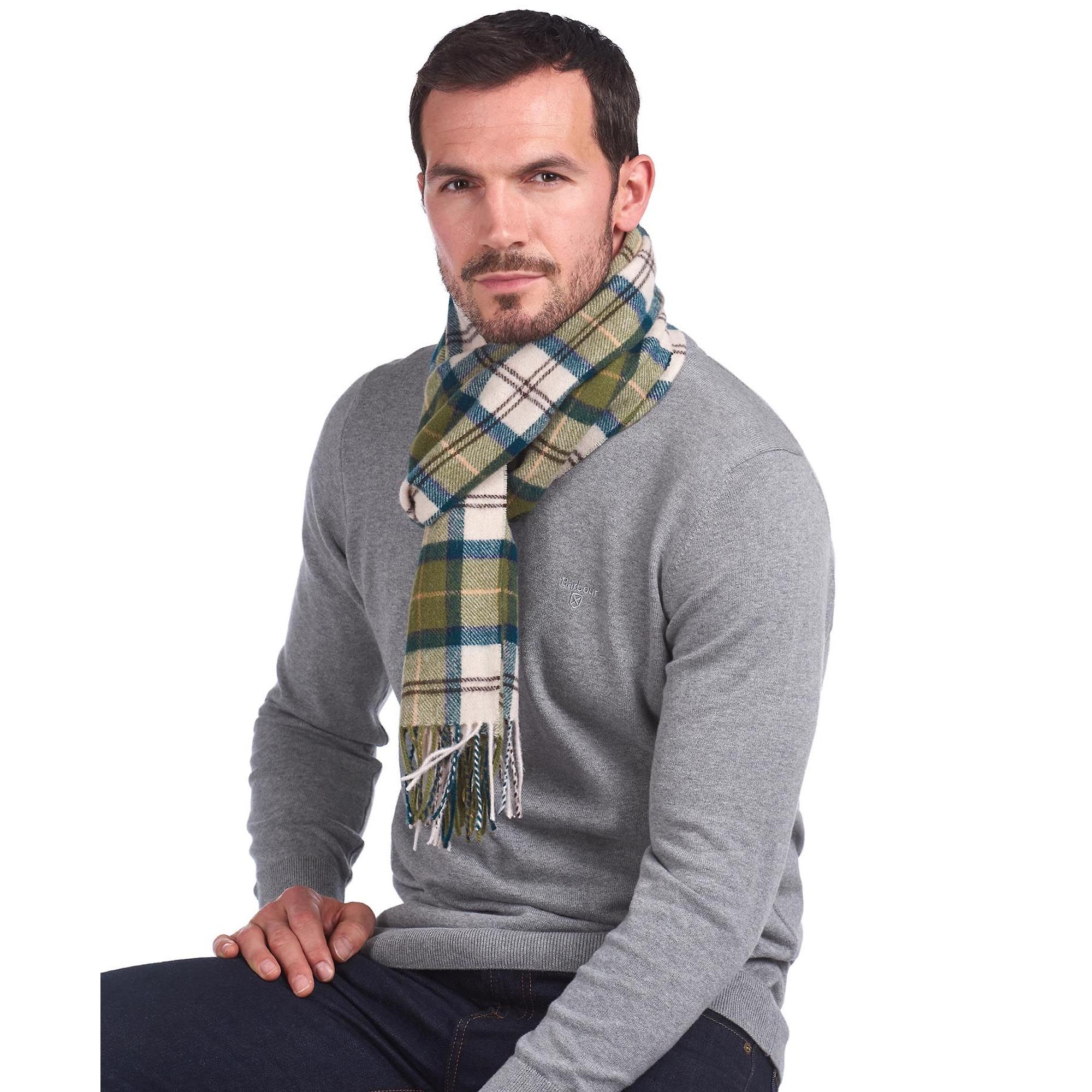 Product image 2 of 4 of Barbour Tartan Lambswool Scarf - Ancient