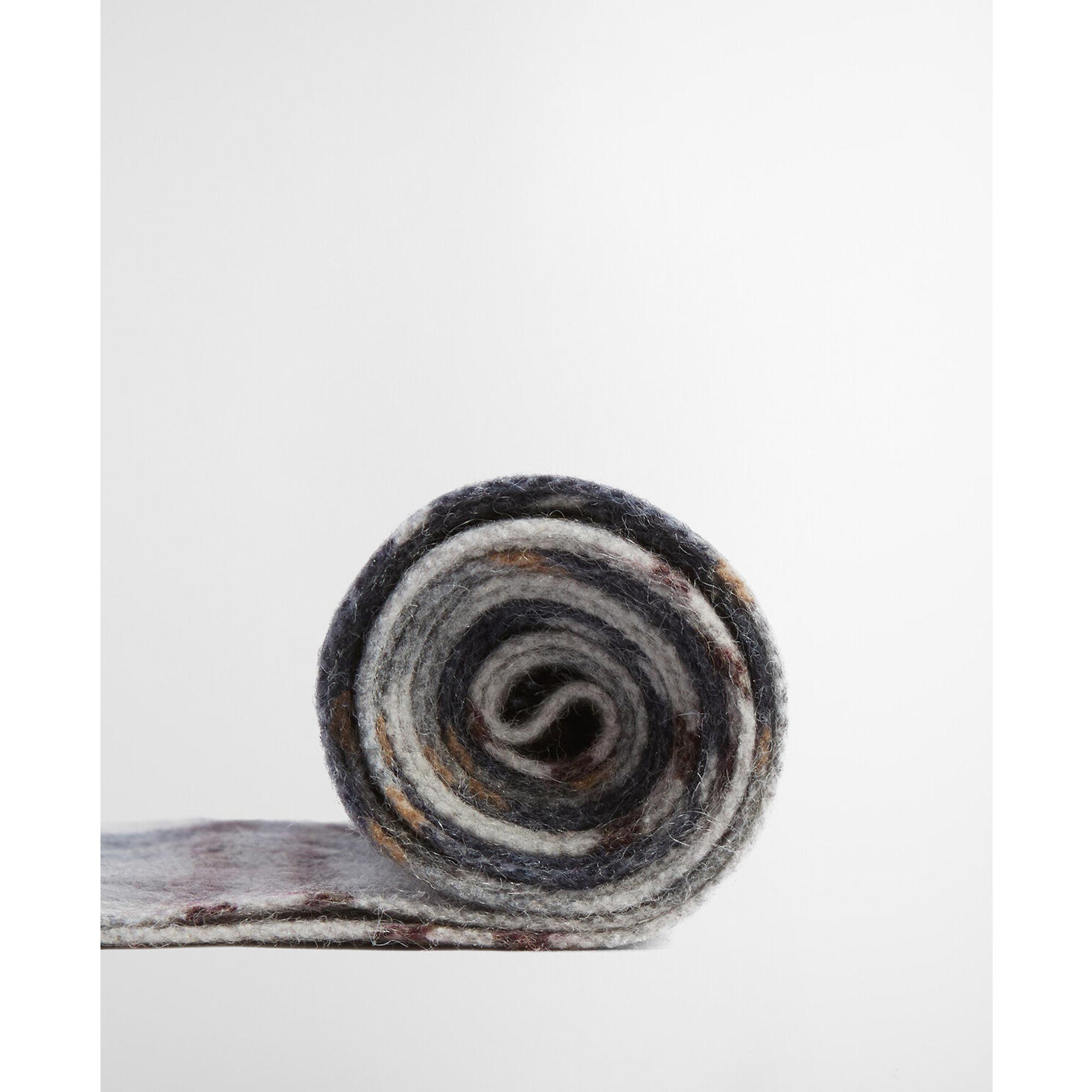 Product image 6 of 7 of Barbour Wool/Cashmere Tartan Scarf - Grey Midnight Tartan