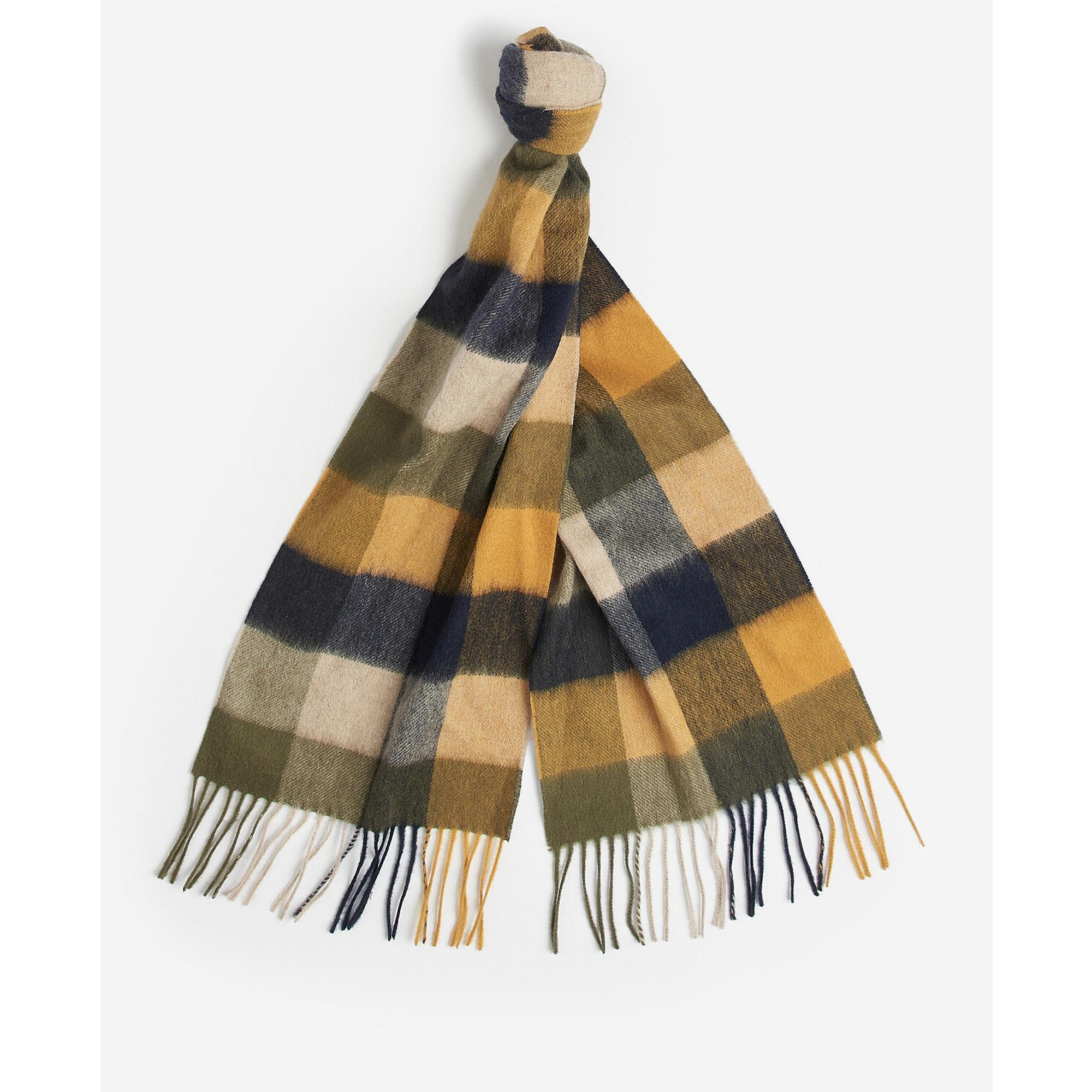 Product image 4 of 8 of Barbour Large Tattersall Scarf - Forest Mist