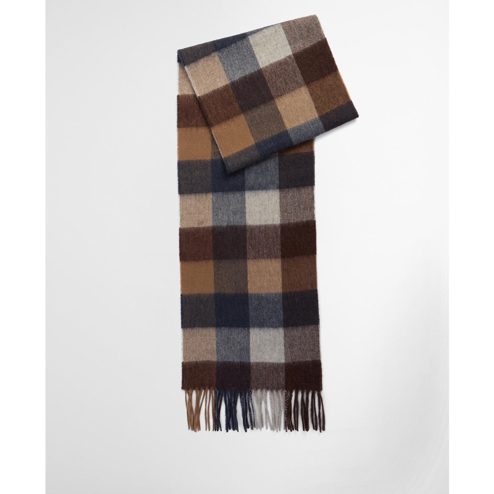 Product image 2 of 7 of Barbour Large Tattersall Scarf - Midnight Oak