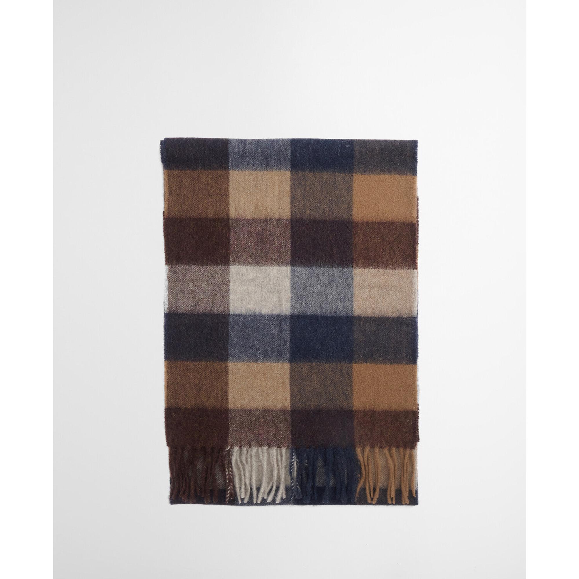 Product image 4 of 7 of Barbour Large Tattersall Scarf - Midnight Oak