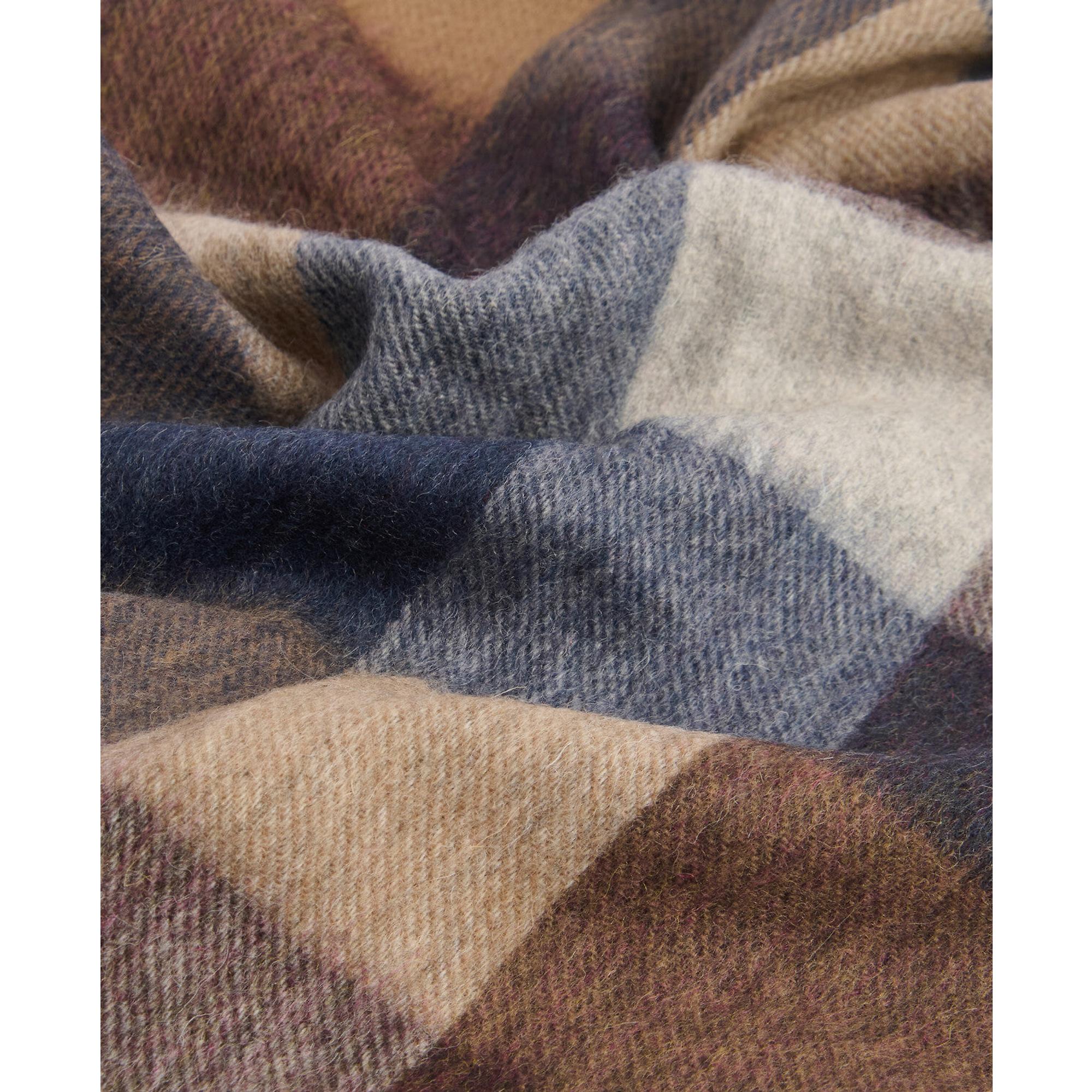 Product image 7 of 7 of Barbour Large Tattersall Scarf - Midnight Oak