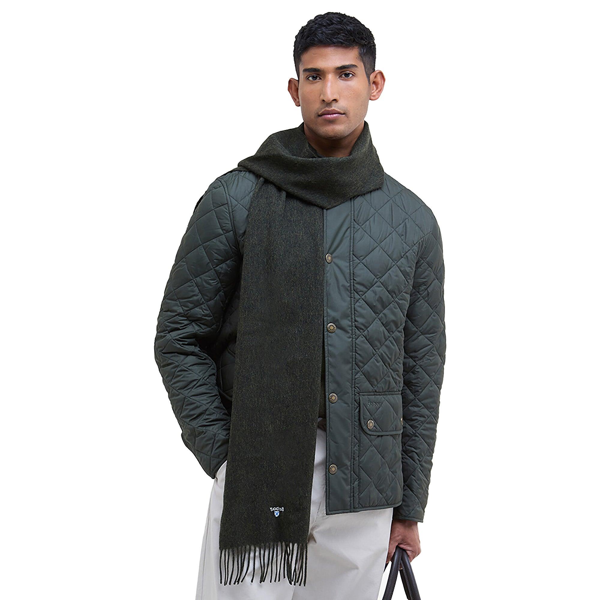 Product image 1 of 4 of Barbour Plain Lambswool Scarf - Seaweed