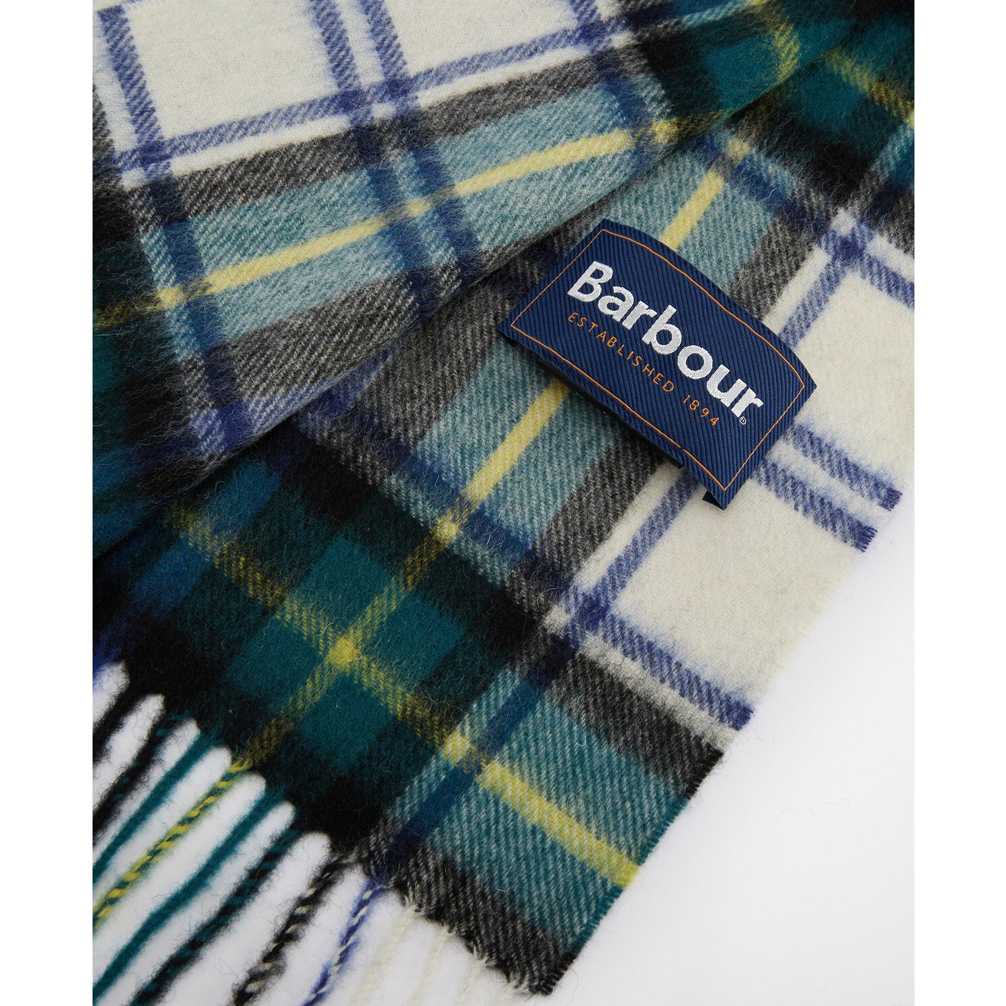 Product image 4 of 7 of Barbour New Check Tartan Scarf - Lambswool & Cashmere Mix - Dress Gordon
