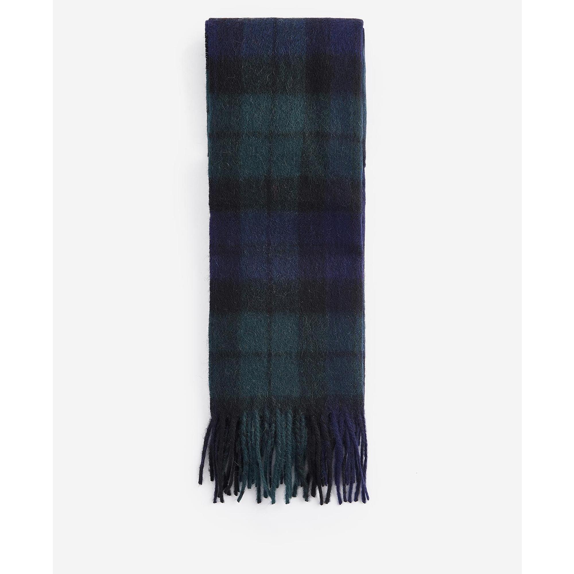Product image 4 of 5 of Barbour New Check Tartan Scarf - Lambswool & Cashmere Mix - Black Watch