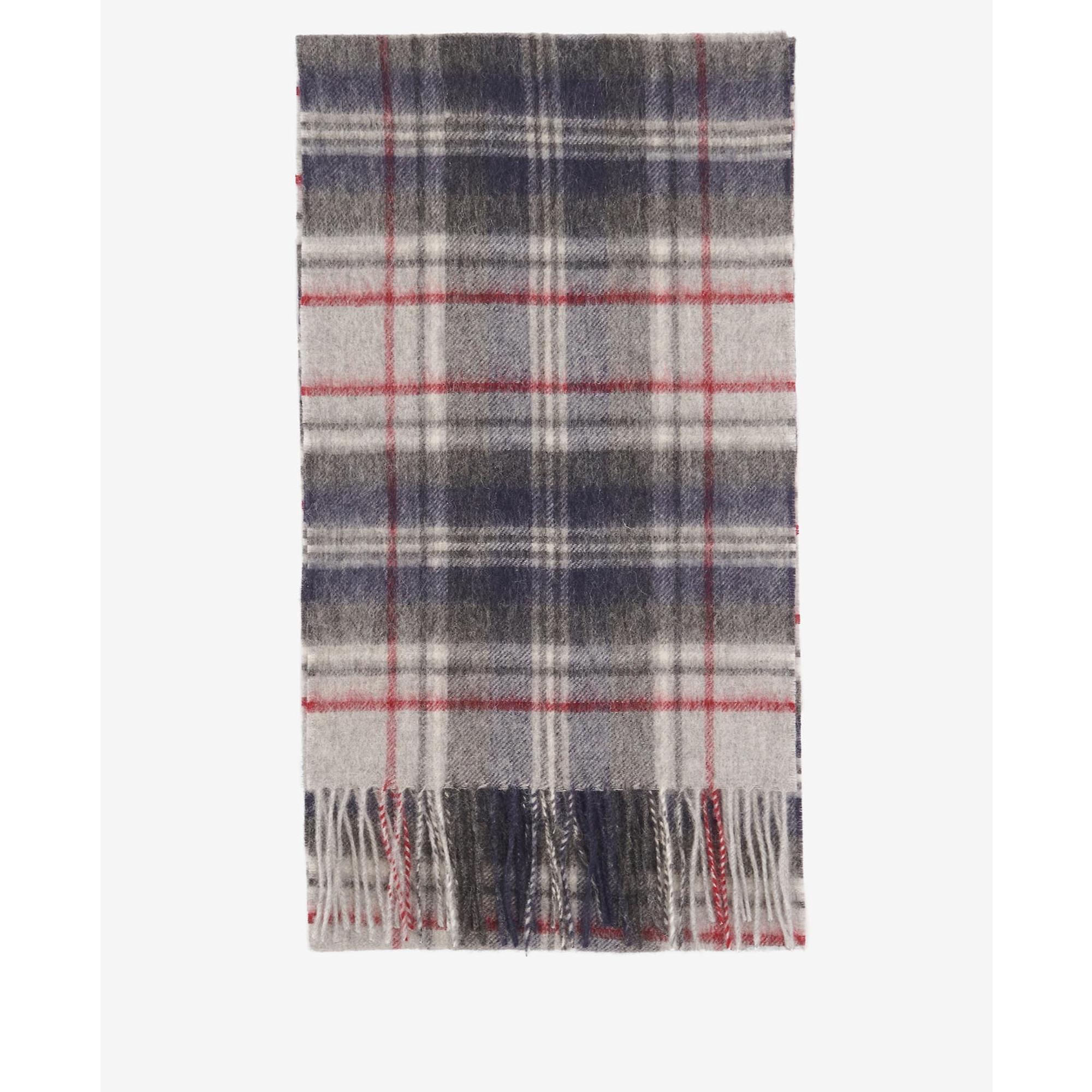 Product image 3 of 5 of Barbour New Check Tartan Scarf - Lambswool & Cashmere Mix - Blue Granite