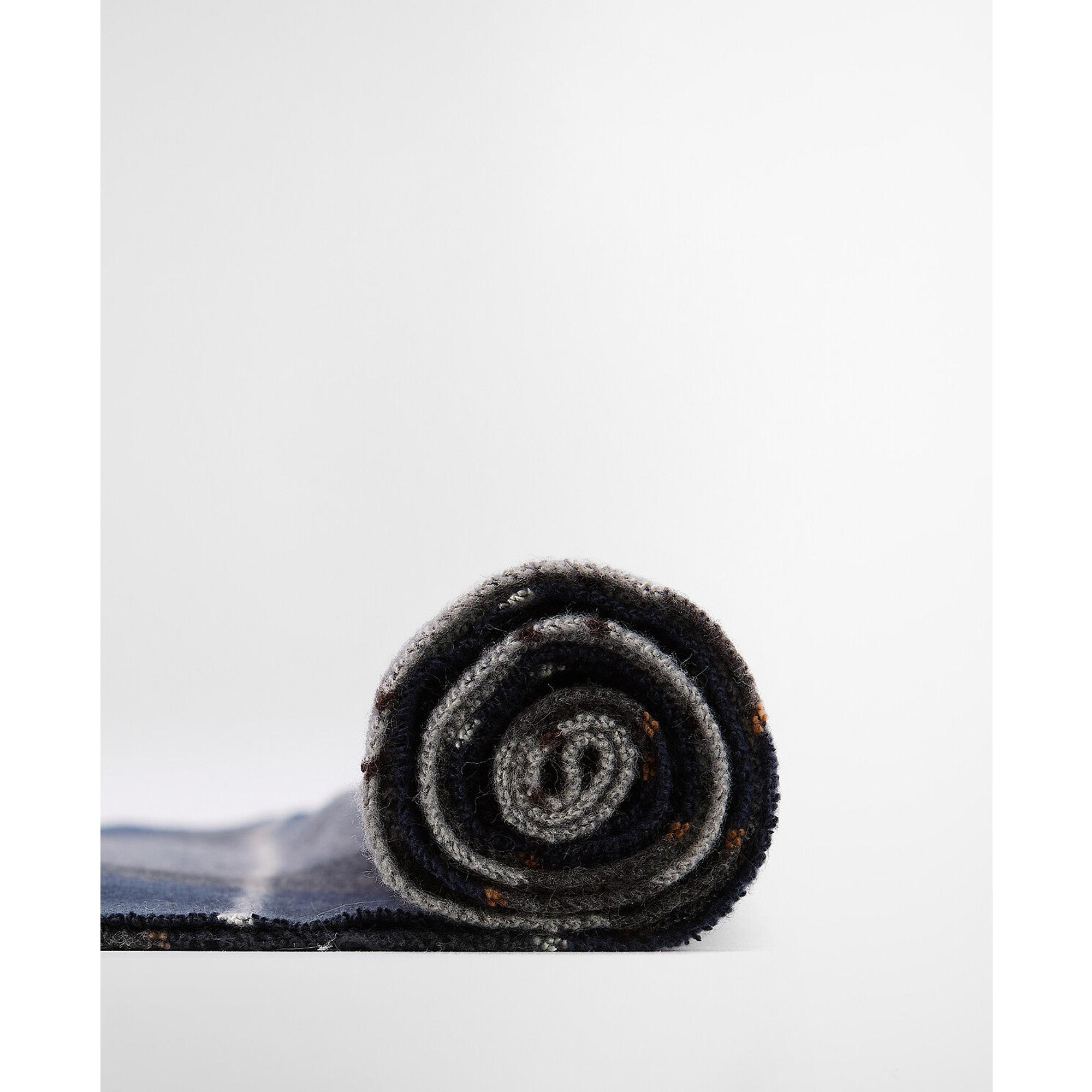 Product image 6 of 7 of Barbour Galingale Tartan Scarf - Grey Midnight Tartan