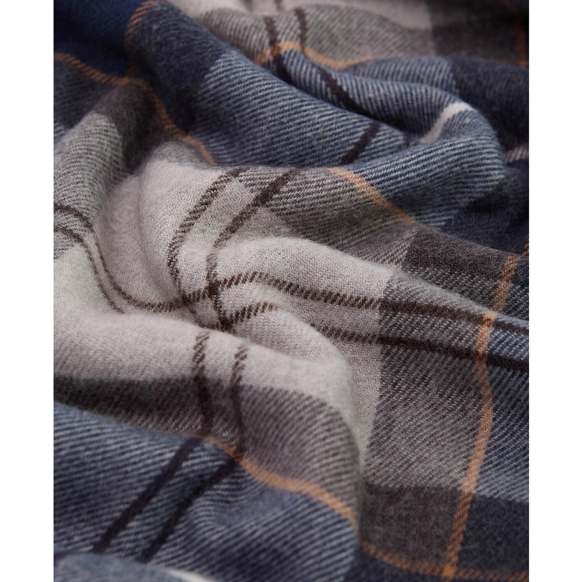 Product image 7 of 7 of Barbour Galingale Tartan Scarf - Grey Midnight Tartan