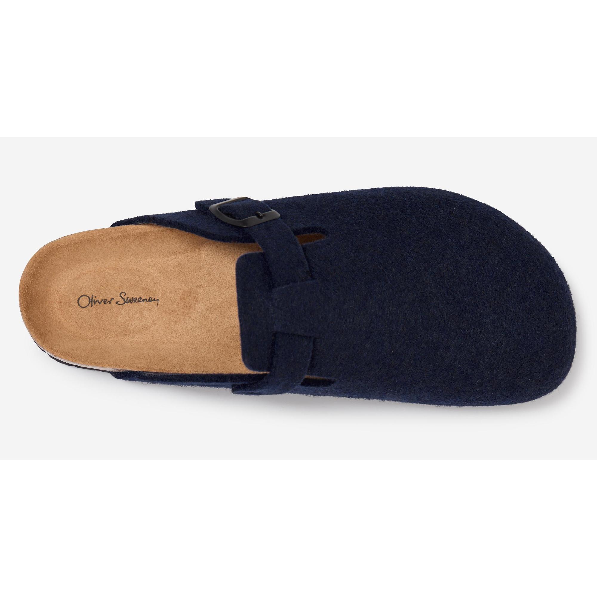 Product image 3 of 5 of Oliver Sweeney Men's Valadares Recycled Wool Felt Slippers - Navy